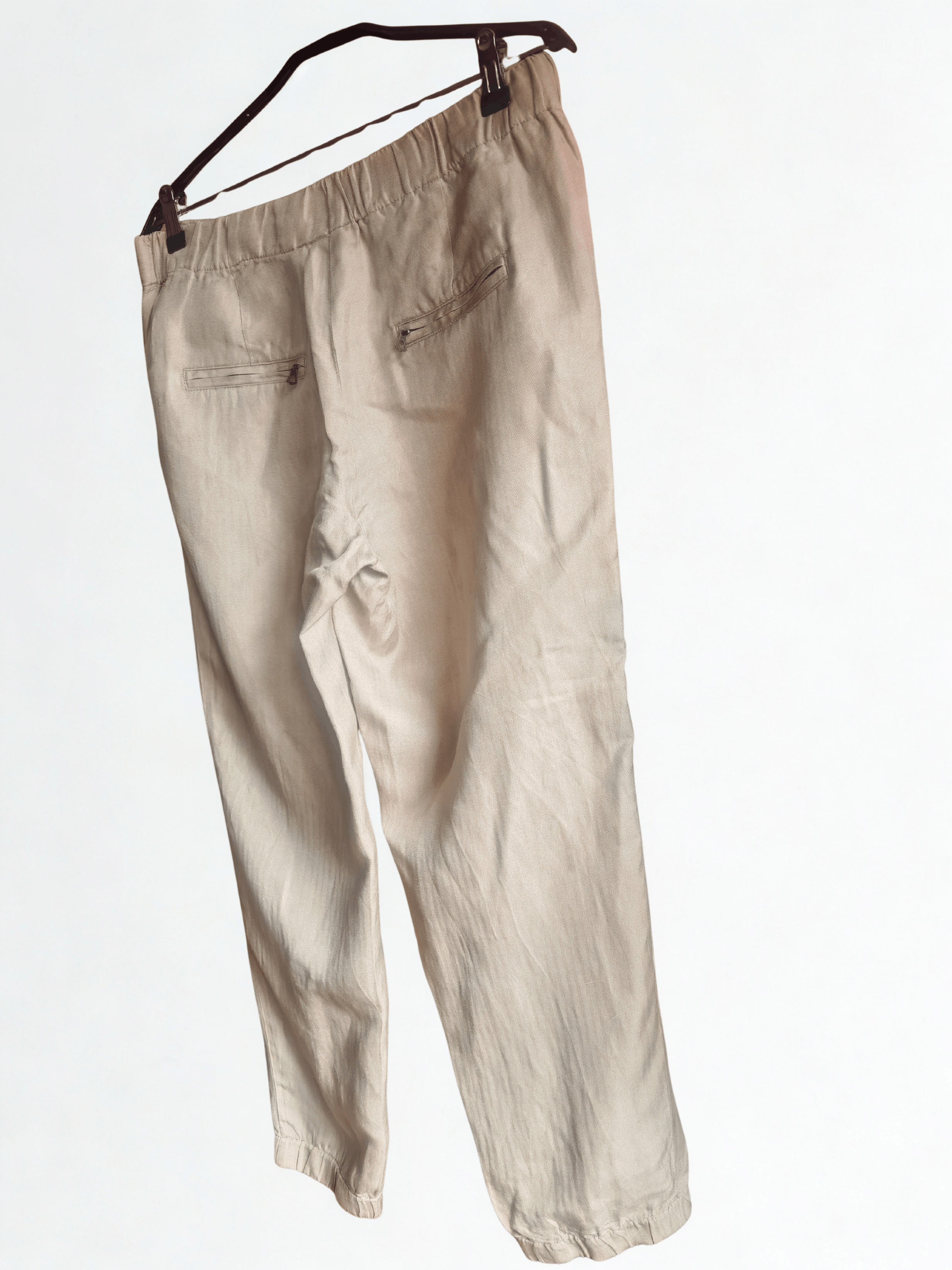 J.Crew J. Crew Silk Linen Jogger Pants - Size 8 Cropped Joggers Size 30" / US 8 / IT 44 - 6 Thumbnail