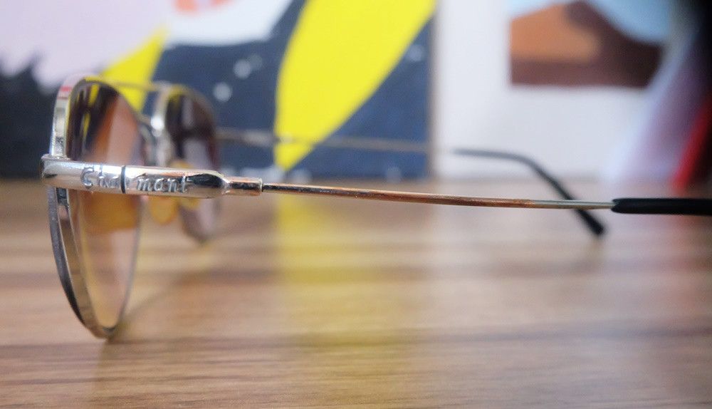 Japanese Brand Charmant Aviator Sunglasses Made in Japan Size ONE SIZE - 4 Thumbnail