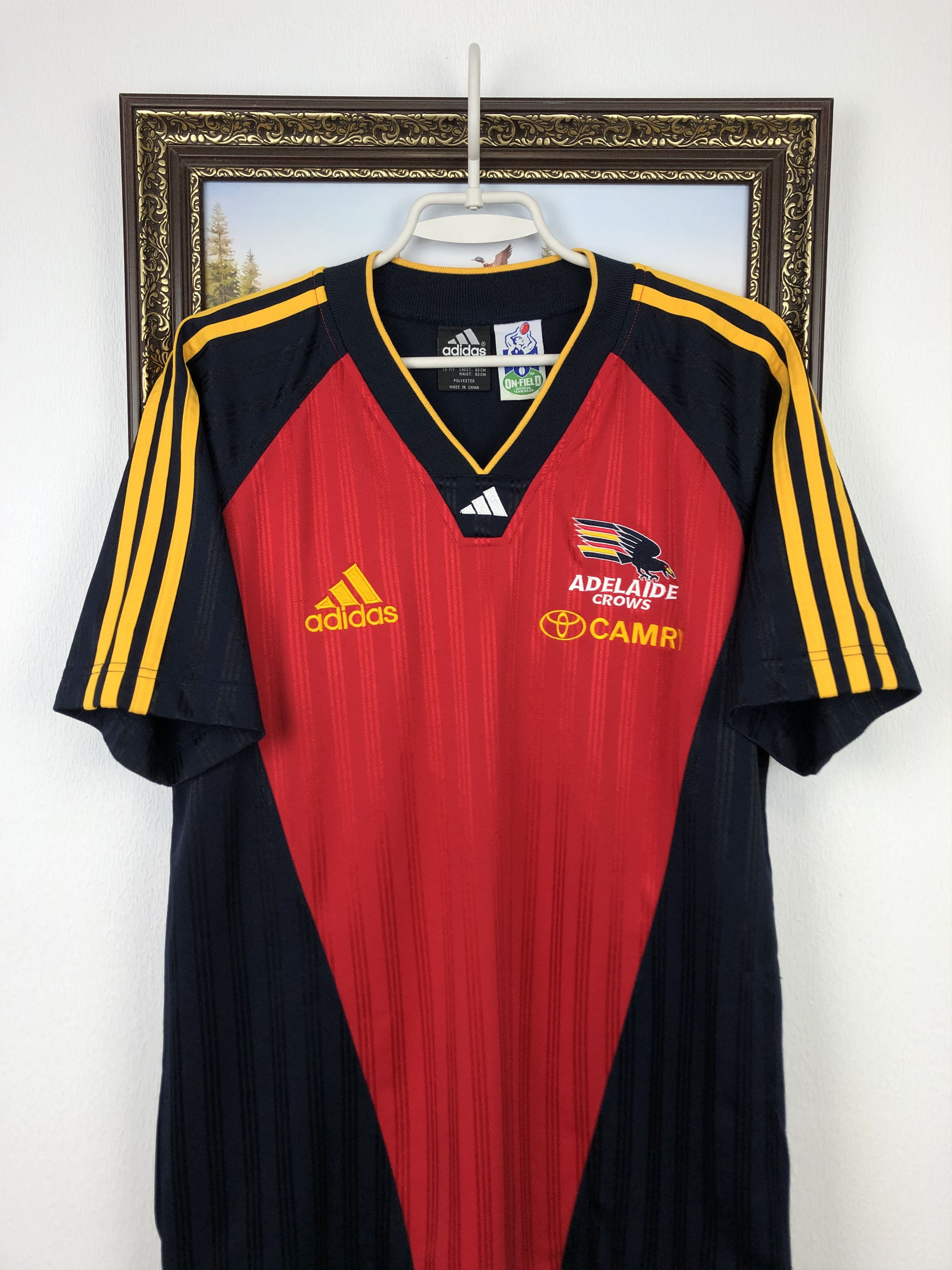 Adidas Adidas AFL Vintage 90s Adelaide Crows Football Jersey Size US M / EU 48-50 / 2 - 2 Thumbnail