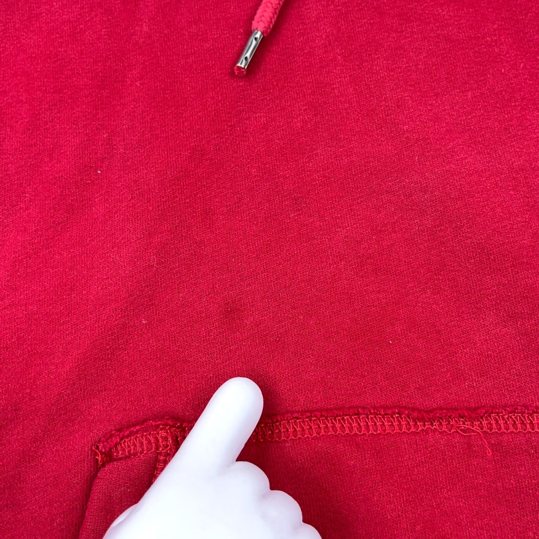 Abercrombie & Fitch Vintage Abercrombie & Fitch Hoodie Women L Red Sweatshirt Logo Pullover Crew Neck Long Sleeve Fleece Cotton Blend Polyester Easy Care Size L / US 10 / IT 46 - 4 Thumbnail