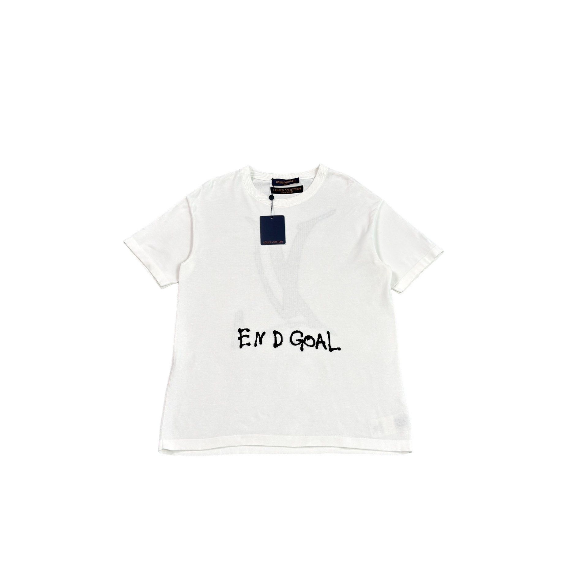 Louis Vuitton Louis Vuitton End Goal Logo Knit T-Shirt Size L Size US L / EU 52-54 / 3 - 1 Thumbnail