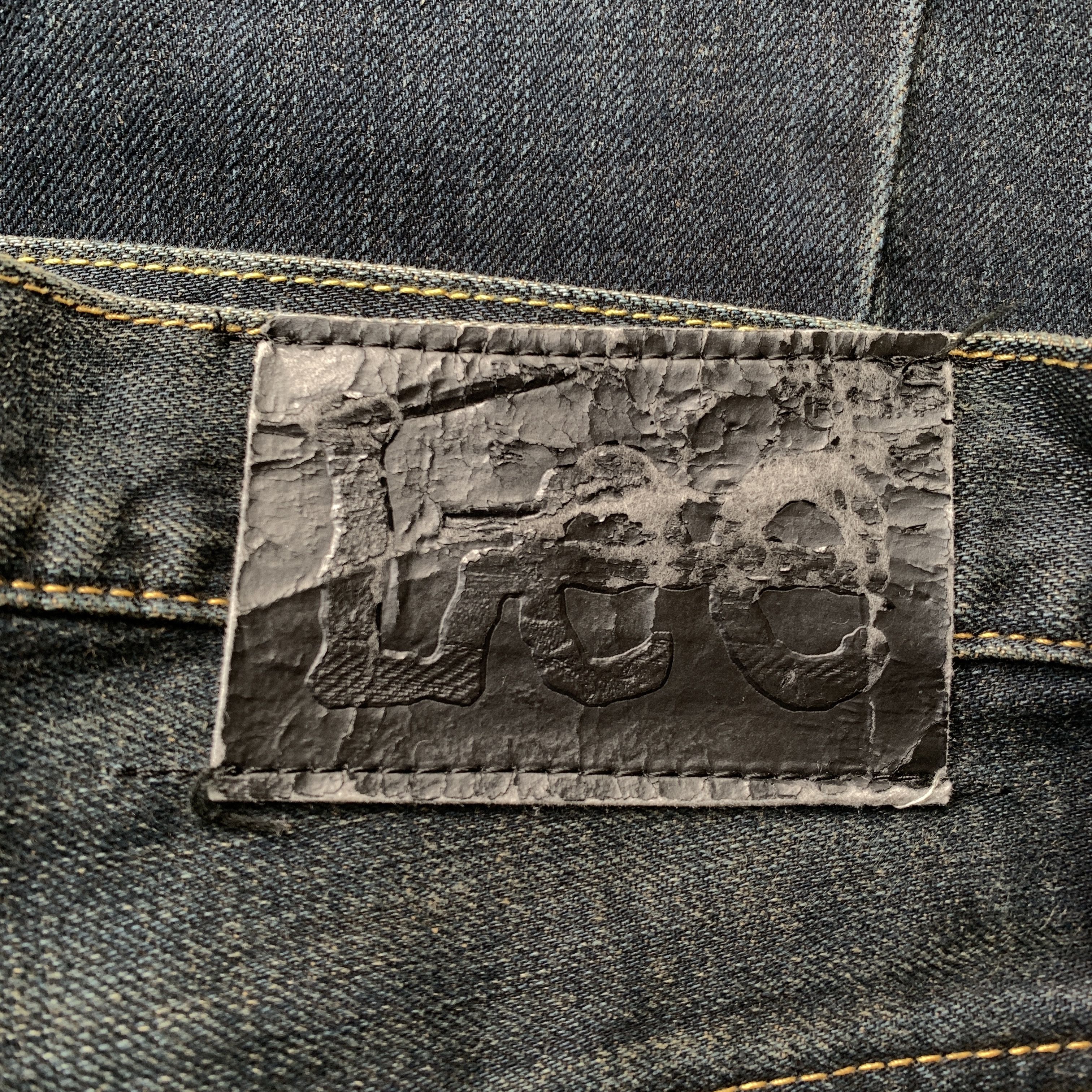 Japanese Brand Lee Riders Spiral ifsix LGB GOA Bootcut Flared Jeans Size US 30 / EU 46 - 13 Thumbnail
