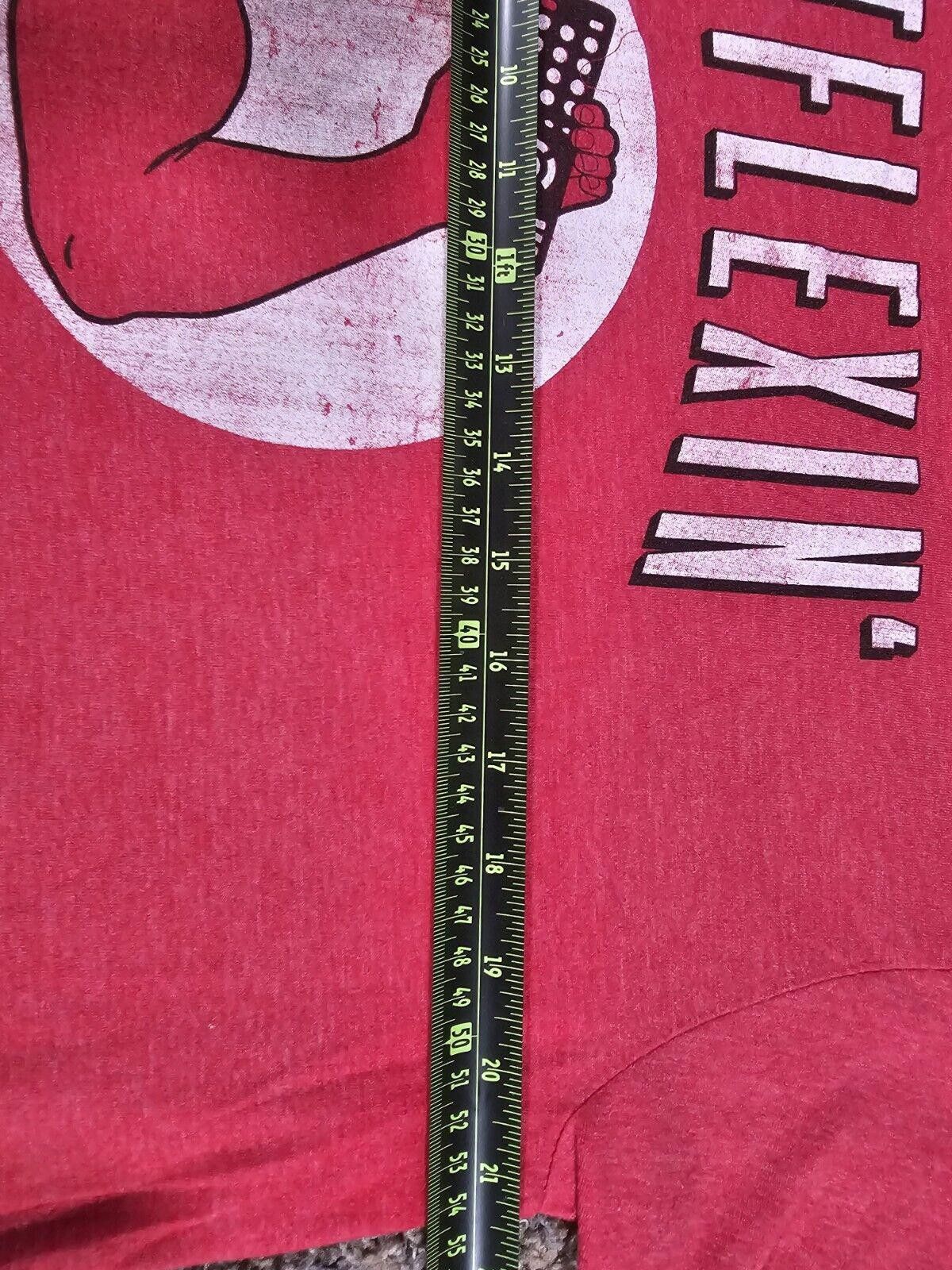 Designer netflexin tee luv large red t-shirt Size US L / EU 52-54 / 3 - 4 Thumbnail