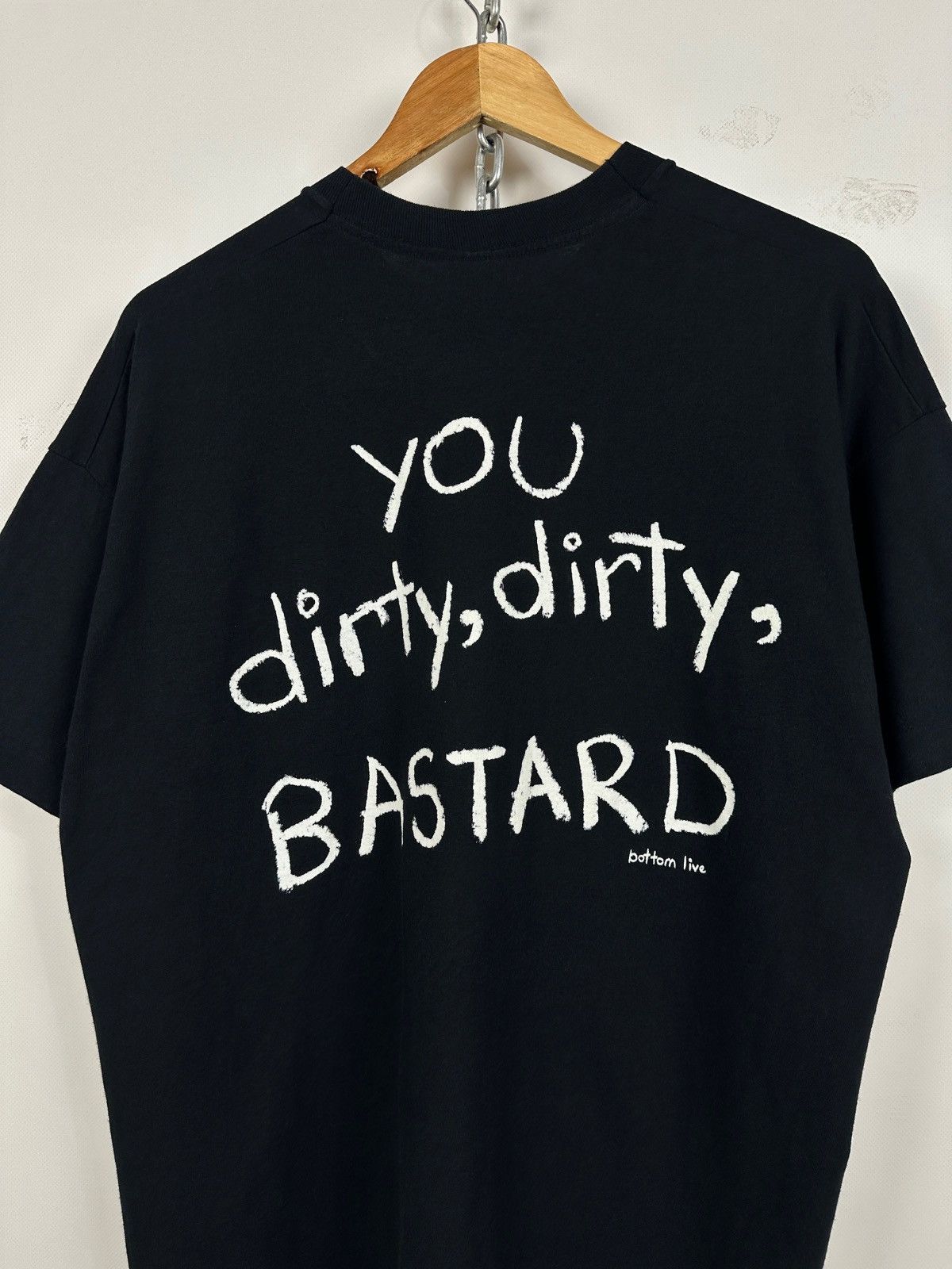 Vintage Vintage Richie + Eddie Are Arseholes Bottom Live T-Shirt Size US XL / EU 56 / 4 - 11 Thumbnail