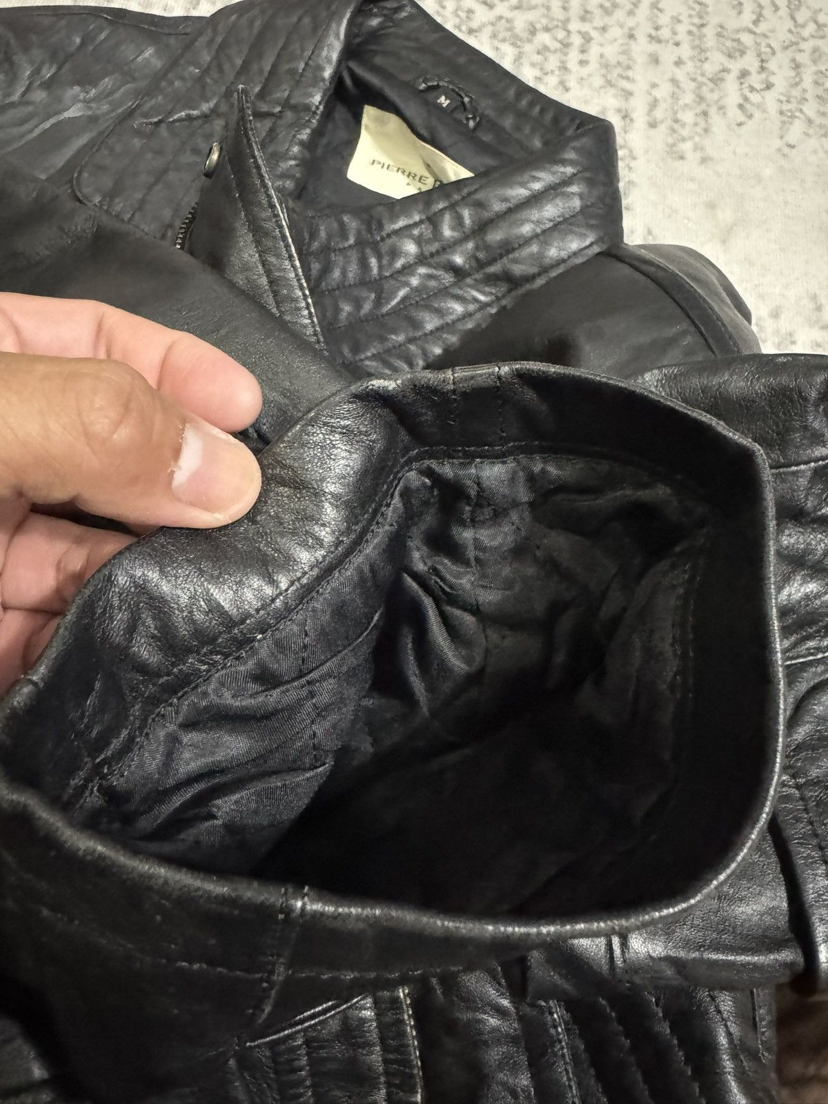 Pierre Balmain Vintage Pierre Balmain leather jacket Size US M / EU 48-50 / 2 - 9 Thumbnail