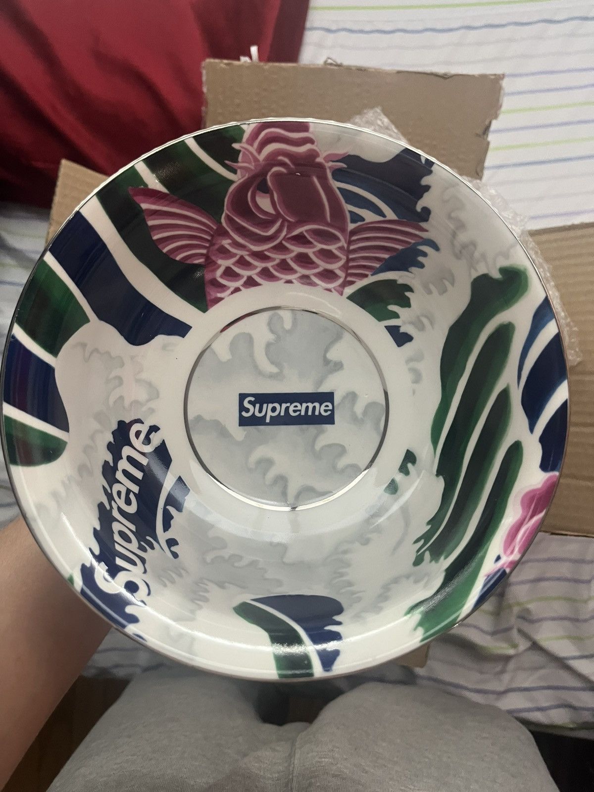 食器 Supreme Waves Ceramic Bowl Supreme Supreme Waves Ceramic Bowl Multicolor - The Valley Store