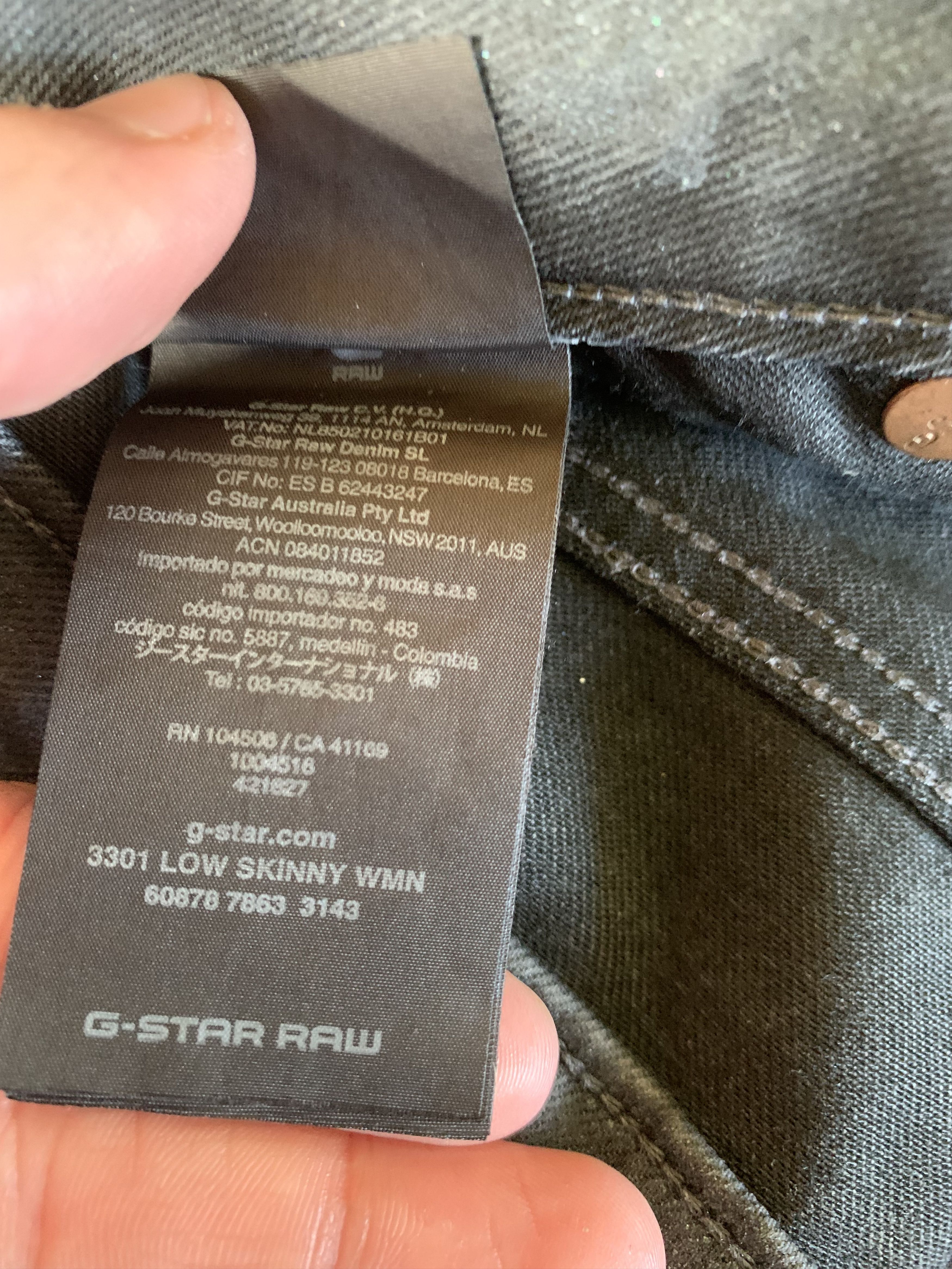 G-Star × Vintage G Star Raw 3301 Low Skinny Denim Jeans Size US 31 - 9 Thumbnail