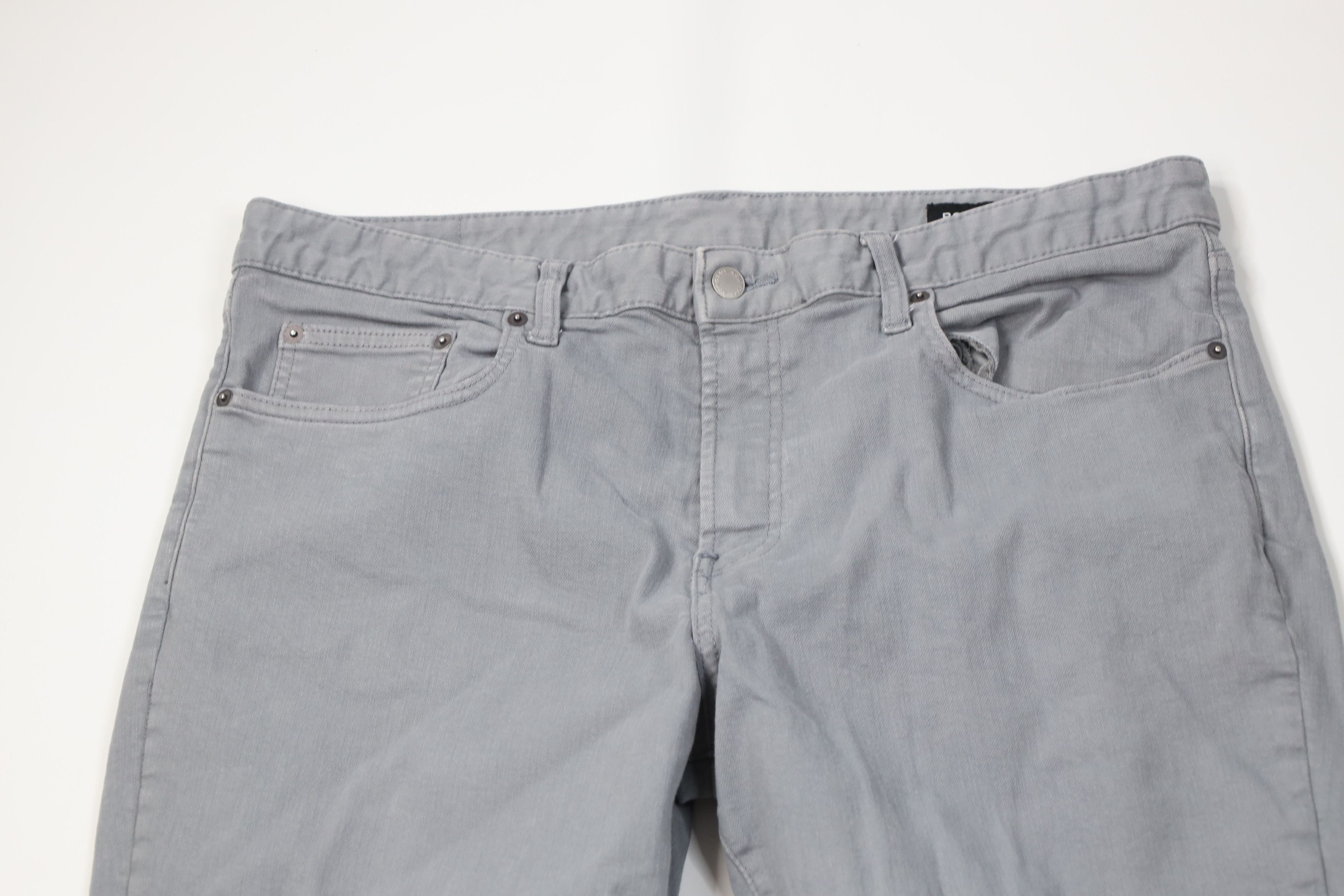 Bonobos Bonobos Faded Slim Fit Tapered Leg Stretch Denim Jeans Gray Size US 38 / EU 54 - 2 Thumbnail