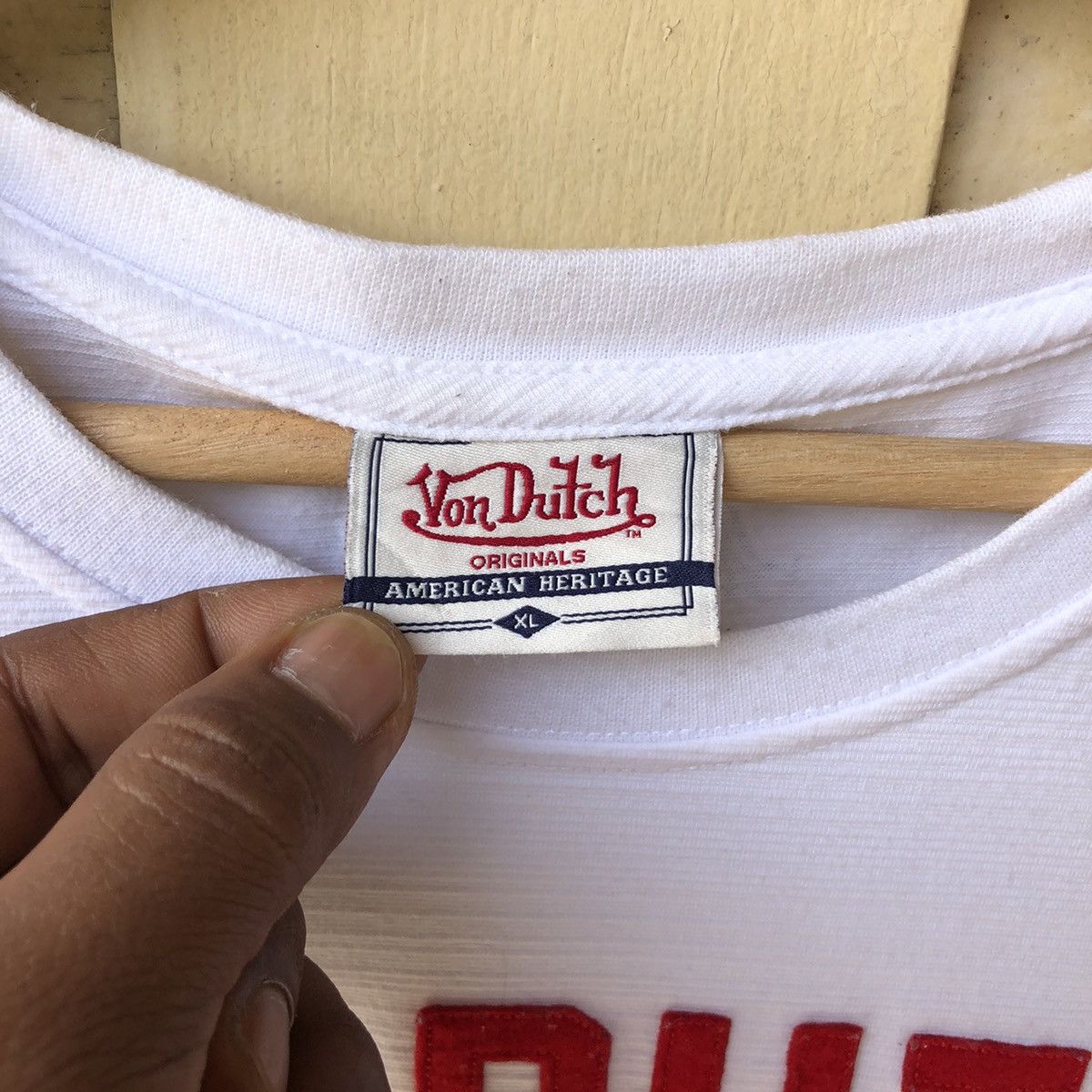 Von Dutch Vintage y2k Von Dutch Kustom Motorcycle Tshirt Size US XL / EU 56 / 4 - 7 Thumbnail