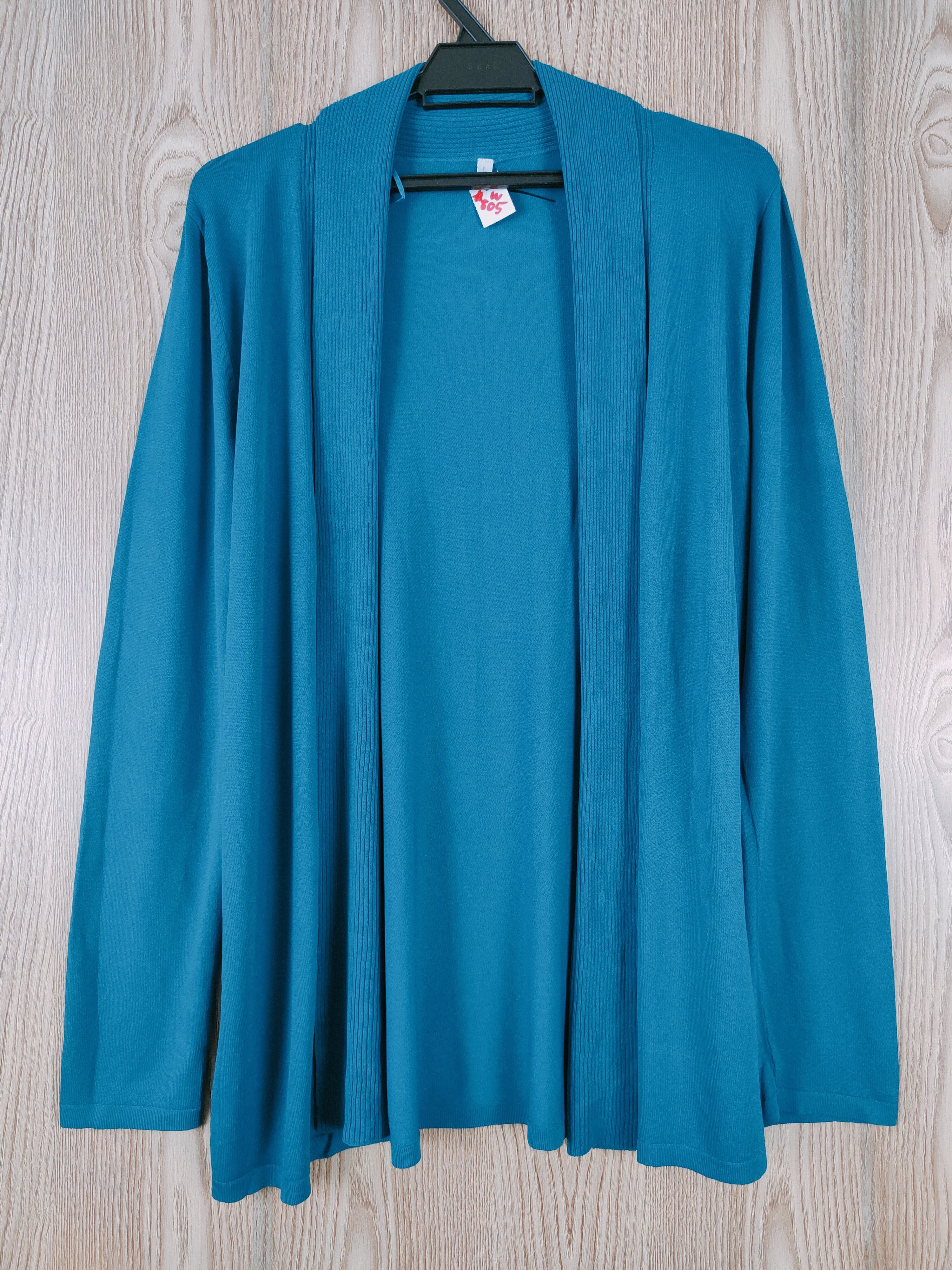 Homespun Knitwear × Japanese Brand Japanese Brand Blue Knitwear Cardigan #W805 Size L / US 10 / IT 46 - 1 Thumbnail