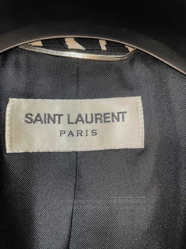 Saint Laurent Paris Saint Laurent Paris Black and White Leopard Print Jacket Size US M / EU 48-50 / 2 - 4 Thumbnail