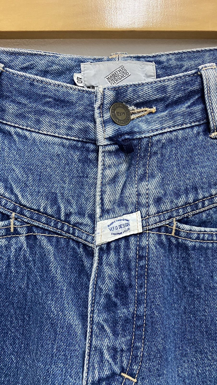 Designer × Marithe + Francois Girbaud × Vintage Vintage Marithe Francois Girbaud MFG Blue Denim Jeans Pants Size US 30 / EU 46 - 11 Thumbnail