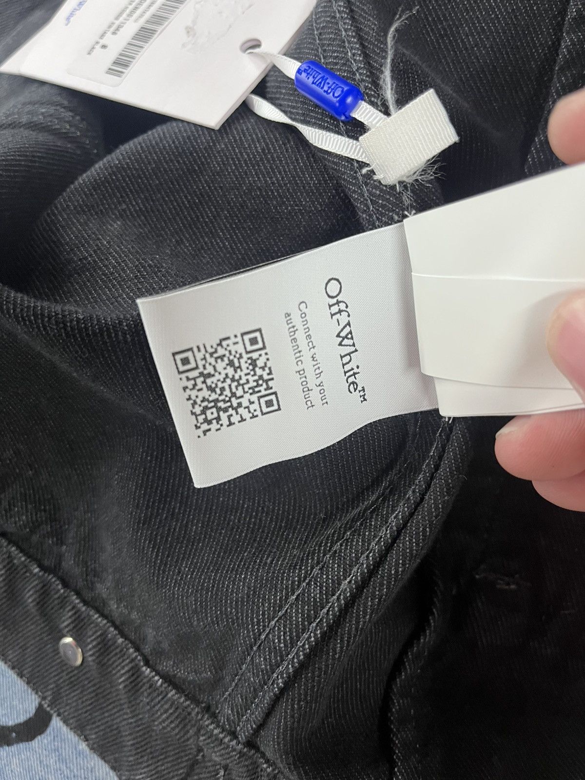 Off-White OFF-WHITE Nature Lovers Denim Jacket Size US XL / EU 56 / 4 - 7 Thumbnail