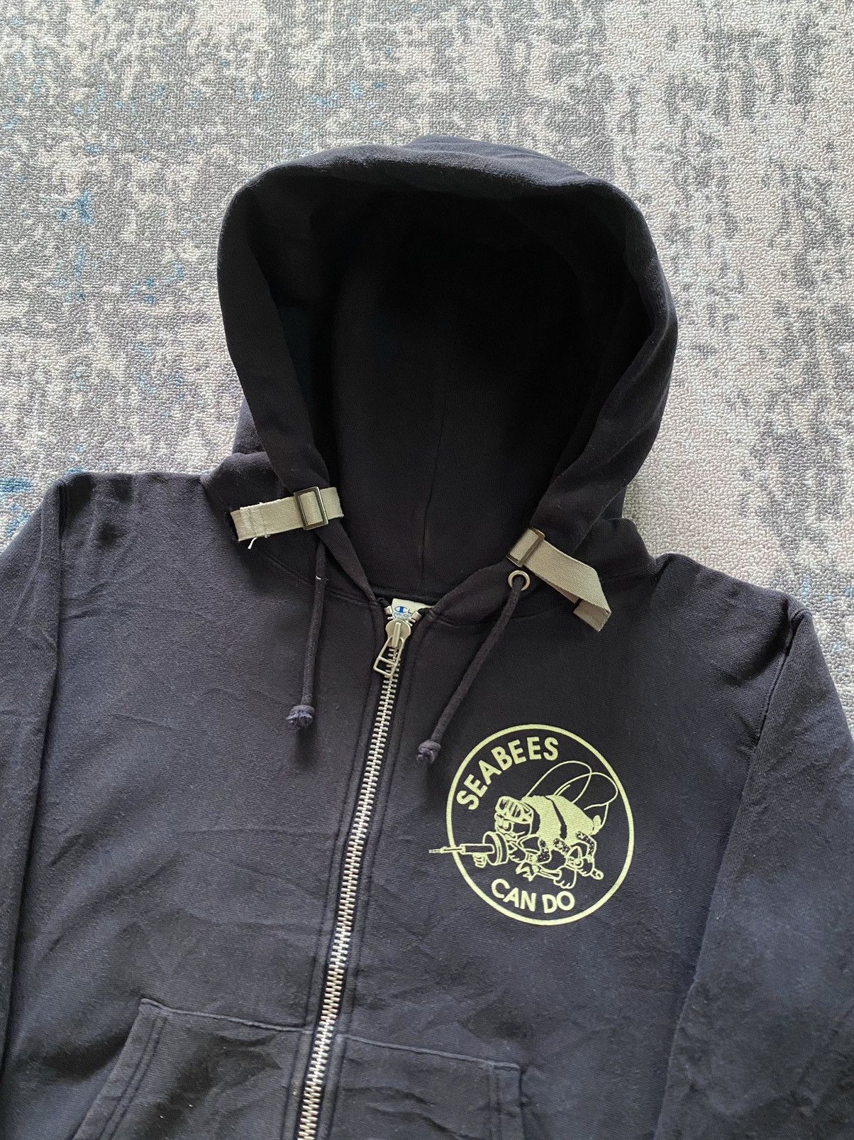 Champion × Toyo Enterprises × Vintage Champion seabees zip hoodie Size US M / EU 48-50 / 2 - 4 Thumbnail