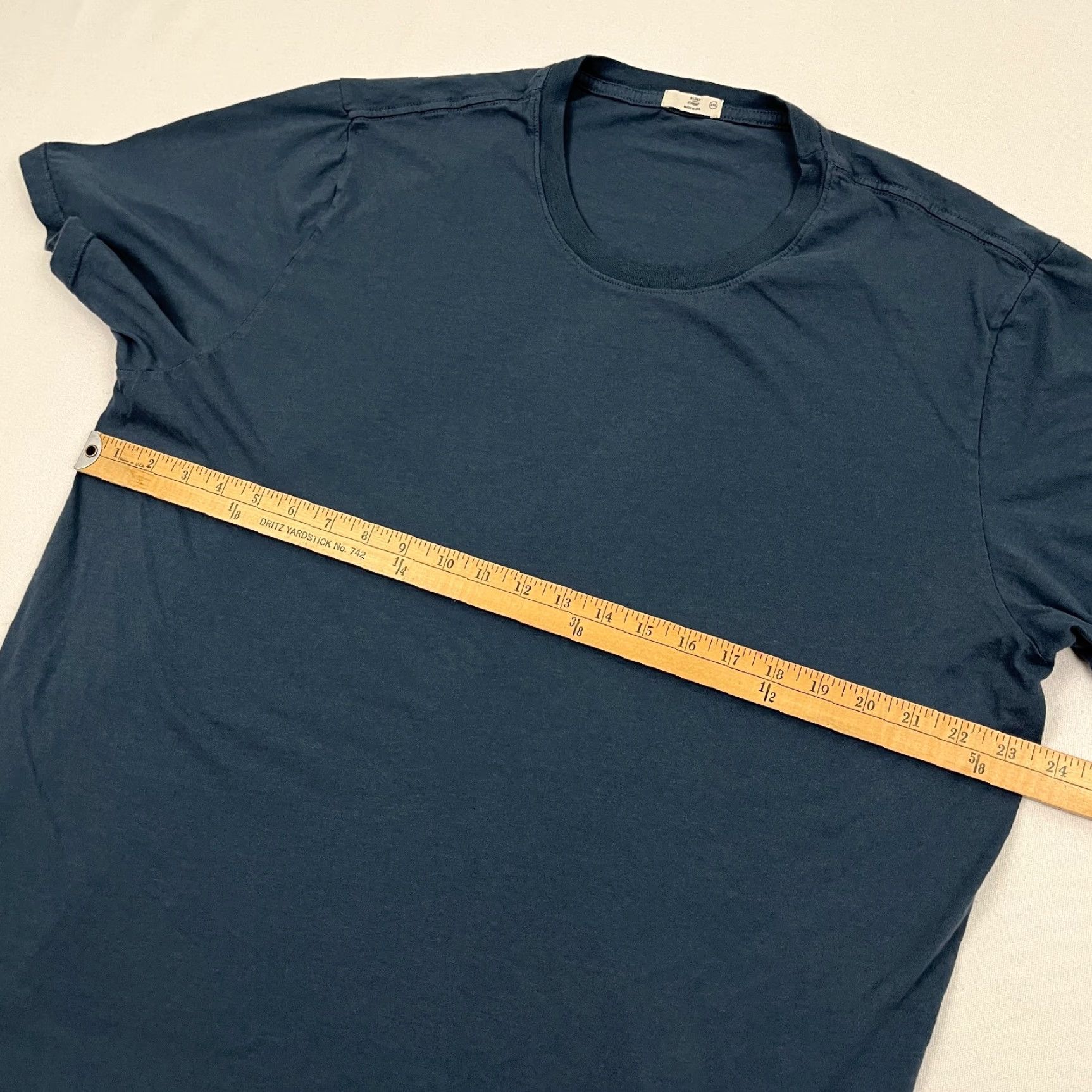 Vintage Flint & Tinder Shirt Mens 2XL Blue Cotton Stretch Short Sleeve Made in USA Size US XXL / EU 58 / 5 - 4 Thumbnail