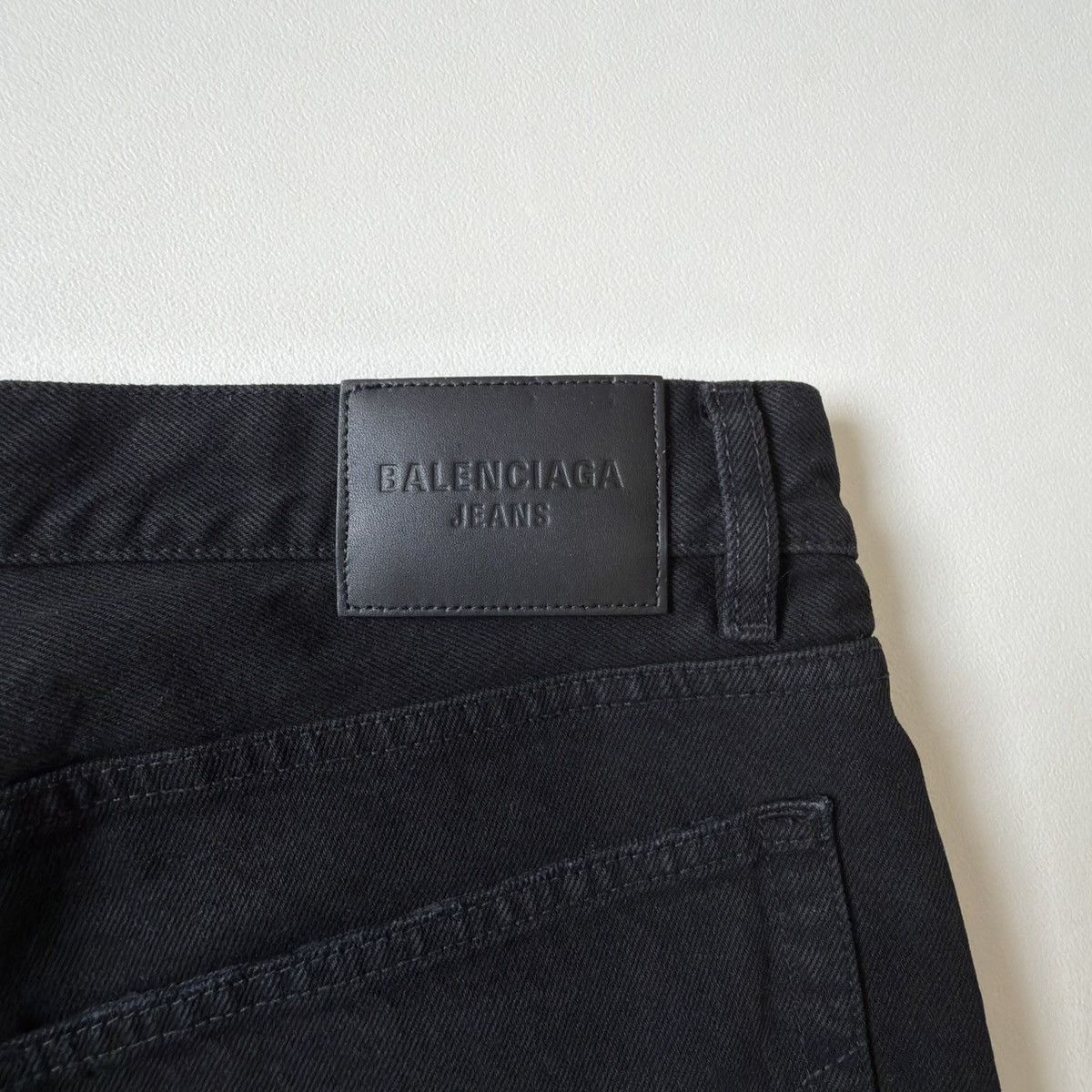 Balenciaga 2021 Washed Black Straight Leg Jeans Size US 34 / EU 50 - 17 Thumbnail
