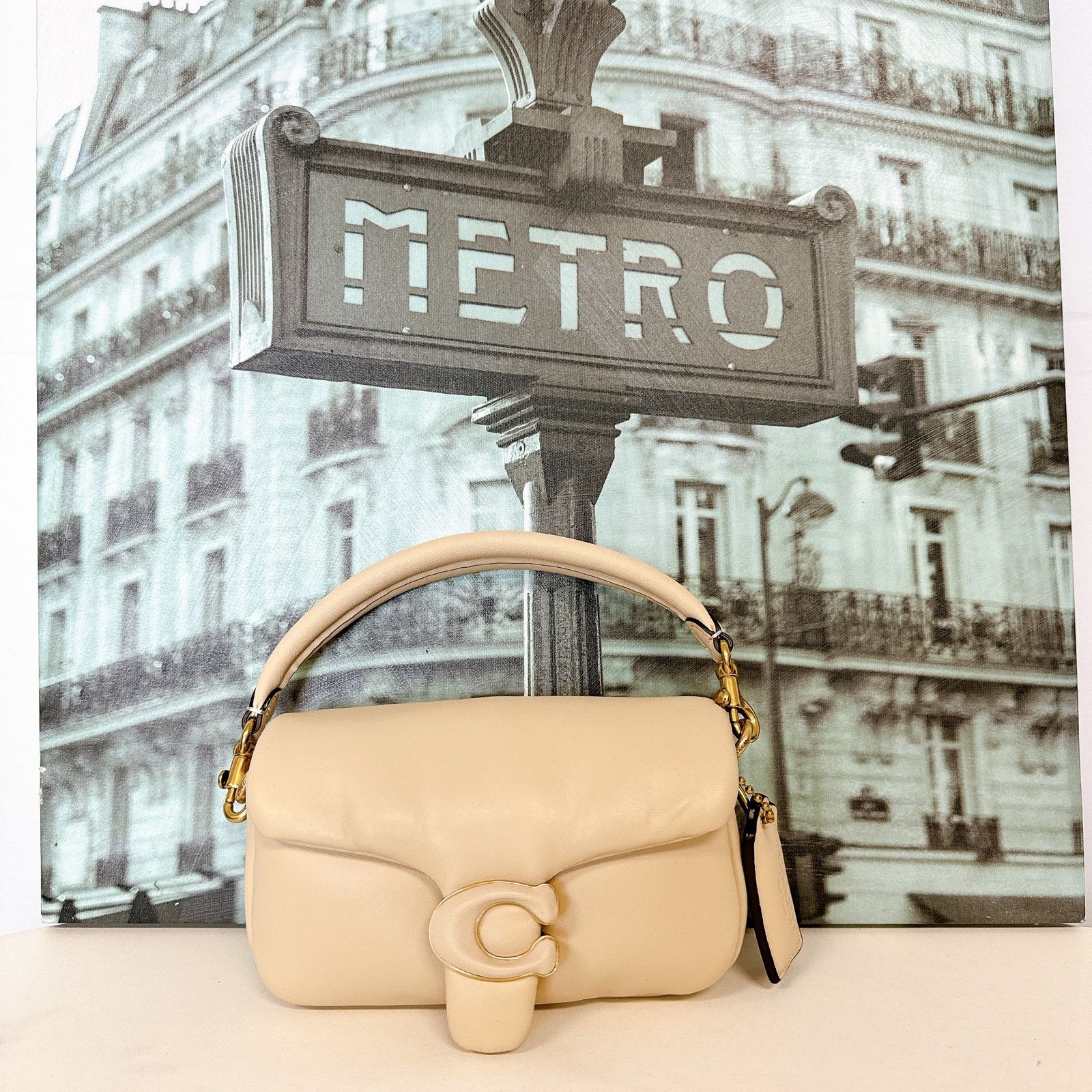 Coach Coach C3880 Pillow Tabby Shoulder Bag 18 IN IVORY Size ONE SIZE - 2 Thumbnail