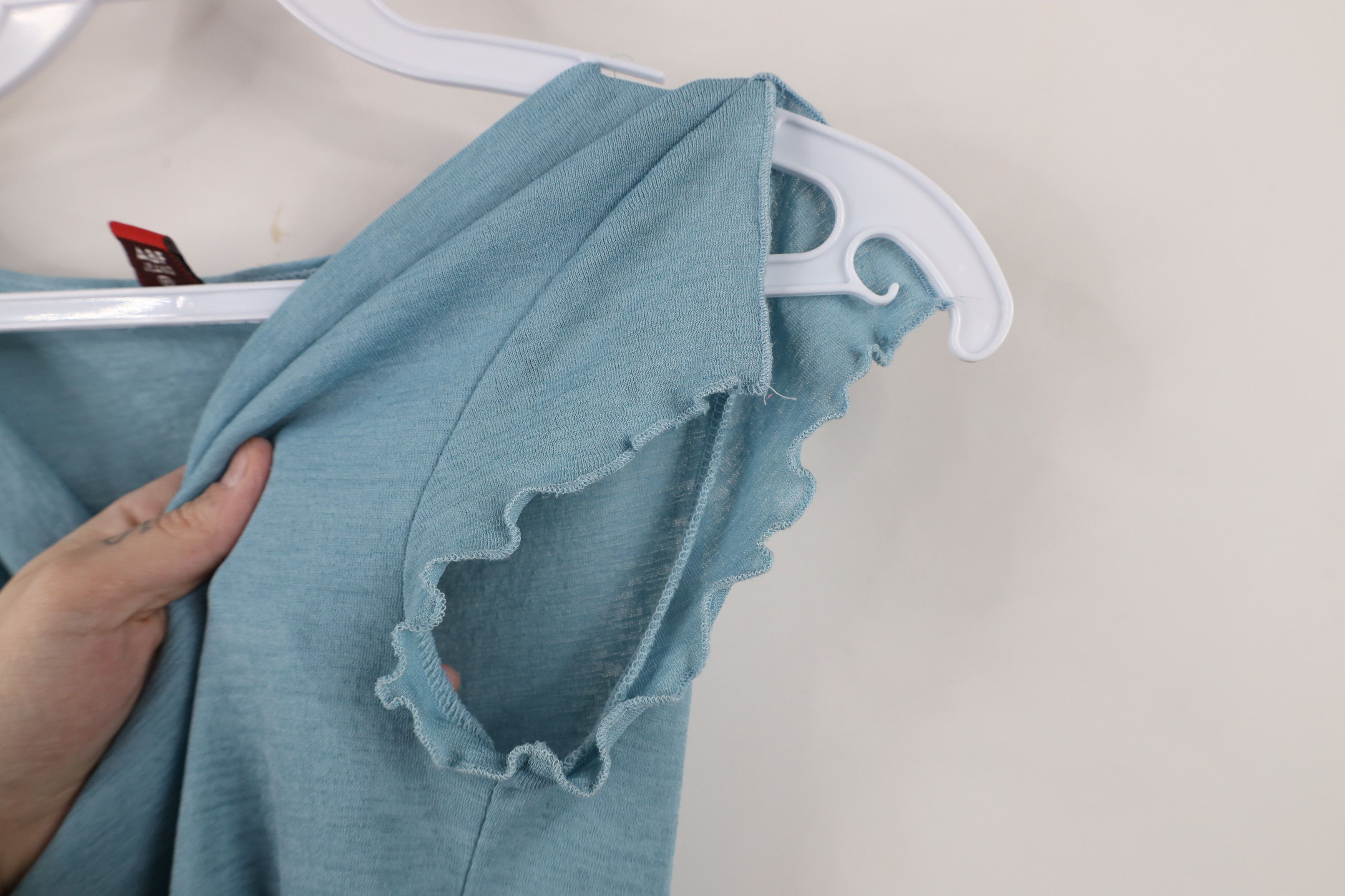 Abercrombie & Fitch × Vintage Vintage 90s Abercrombie & Fitch Babydoll Knit T-Shirt USA Size M / US 6-8 / IT 42-44 - 5 Thumbnail
