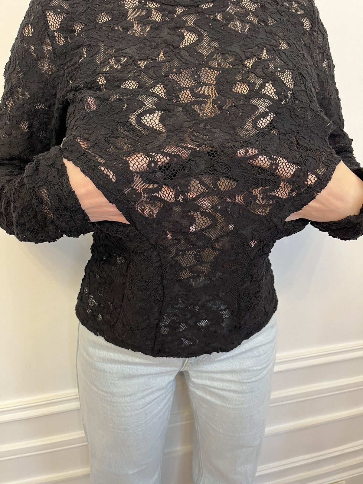 Comme des Garcons Blouse lace Comme Des Garçons SS20 Size S / US 4 / IT 40 - 3 Thumbnail