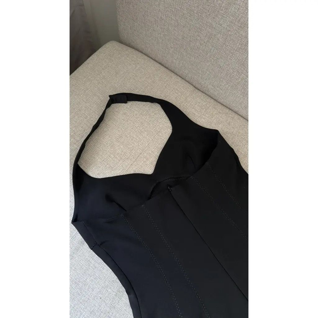 Dolce & Gabbana Dolce & Gabbana Halterneck Mermaid Mini Dress Black IT 44 Size M / US 6-8 / IT 42-44 - 6 Thumbnail