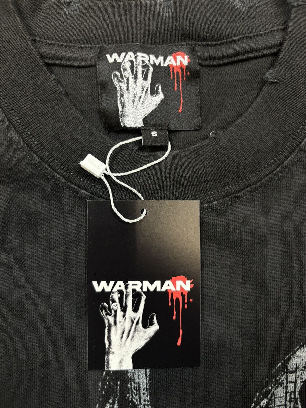Vintage Warman Rockstar Skeleton Graphic T-Shirt, Black Size US S / EU 44-46 / 1 - 7 Thumbnail