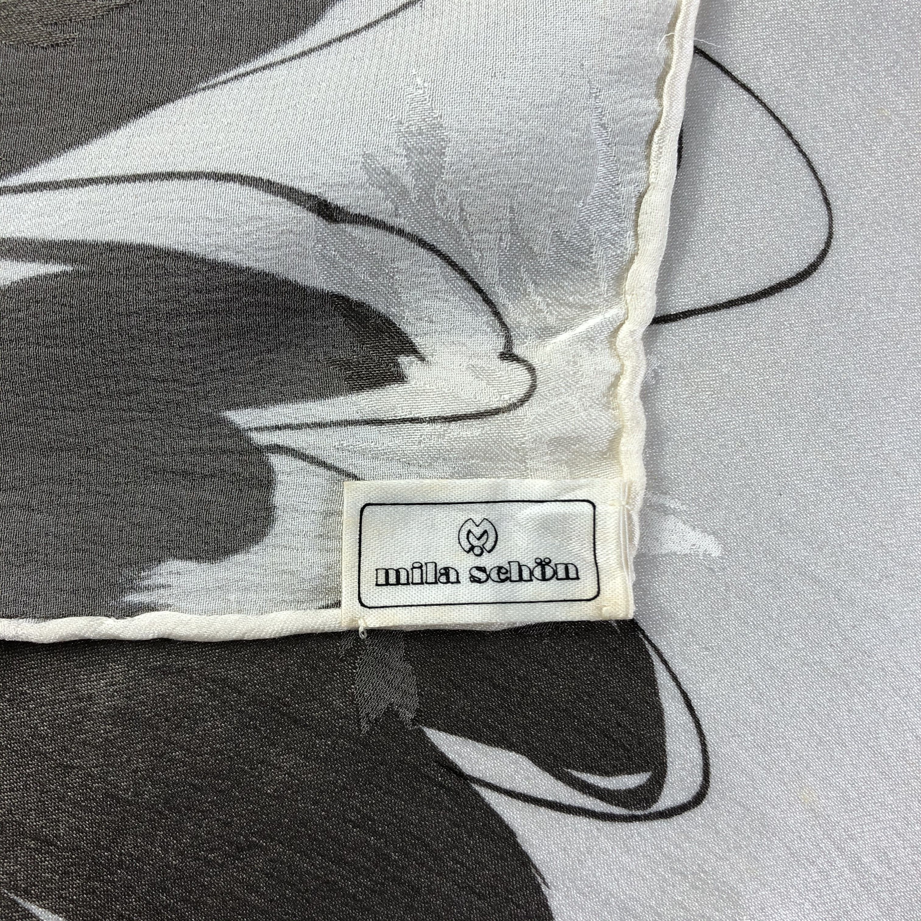 Mila Schon × Vintage Vintage Mila Schon Silk Scarf Size ONE SIZE - 5 Thumbnail