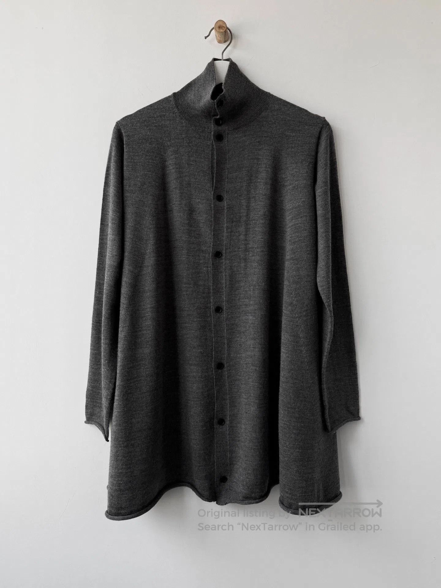 Yohji Yamamoto Yohji Yamamoto Femme 16AW Stand Collar Cardigan. Size M / US 6-8 / IT 42-44 - 1 Thumbnail