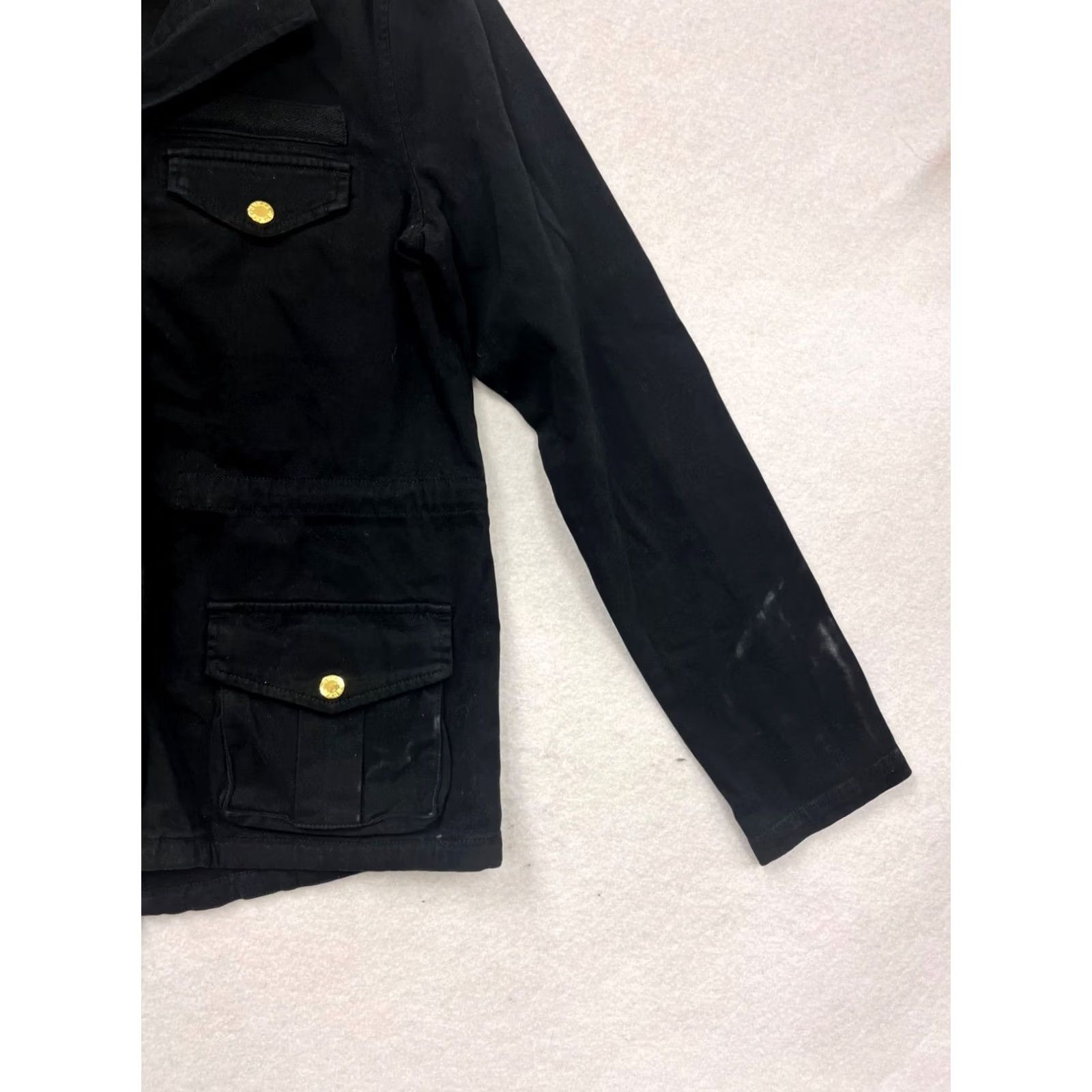 Guess Guess Jacket Womens M Black Military #379A Size Size M / US 6-8 / IT 42-44 - 5 Thumbnail