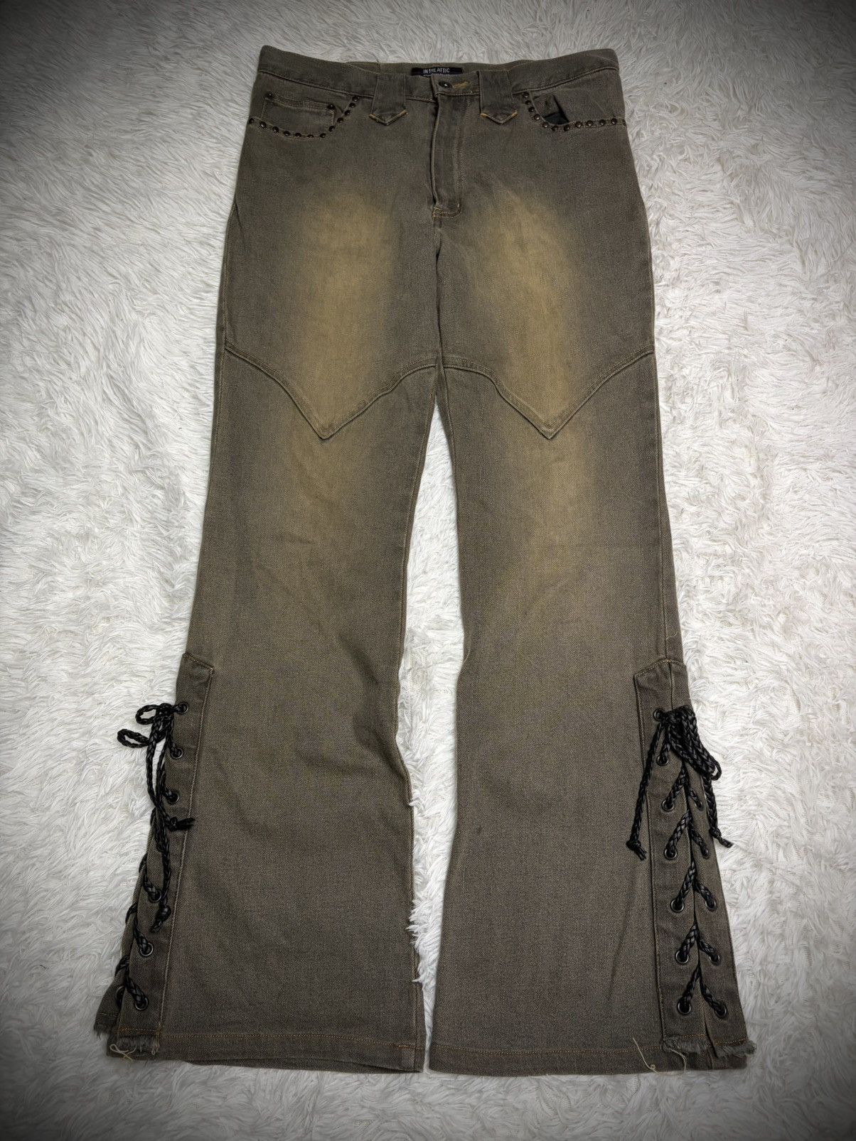 If Six Was Nine IfSixWasNine „Crazy Mexican“ Snakeskin Flared Lace