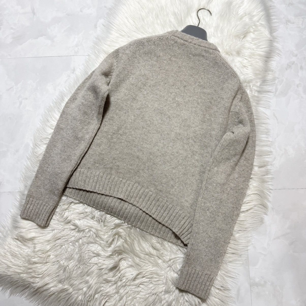 Prada Authentic Prada Runway Fur-Trimmed Knit Pullover Sweater Size US S / EU 44-46 / 1 - 8 Thumbnail
