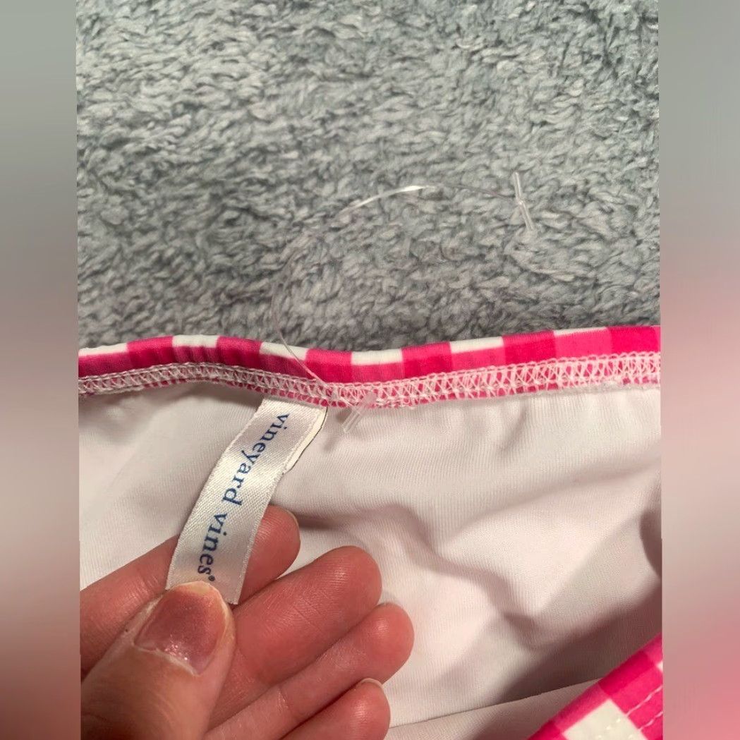 Vineyard Vines Vineyard Vines Cover Up Women XL Pink Gingham Blue Swim Bottoms Size 40" / US 18 - 4 Thumbnail