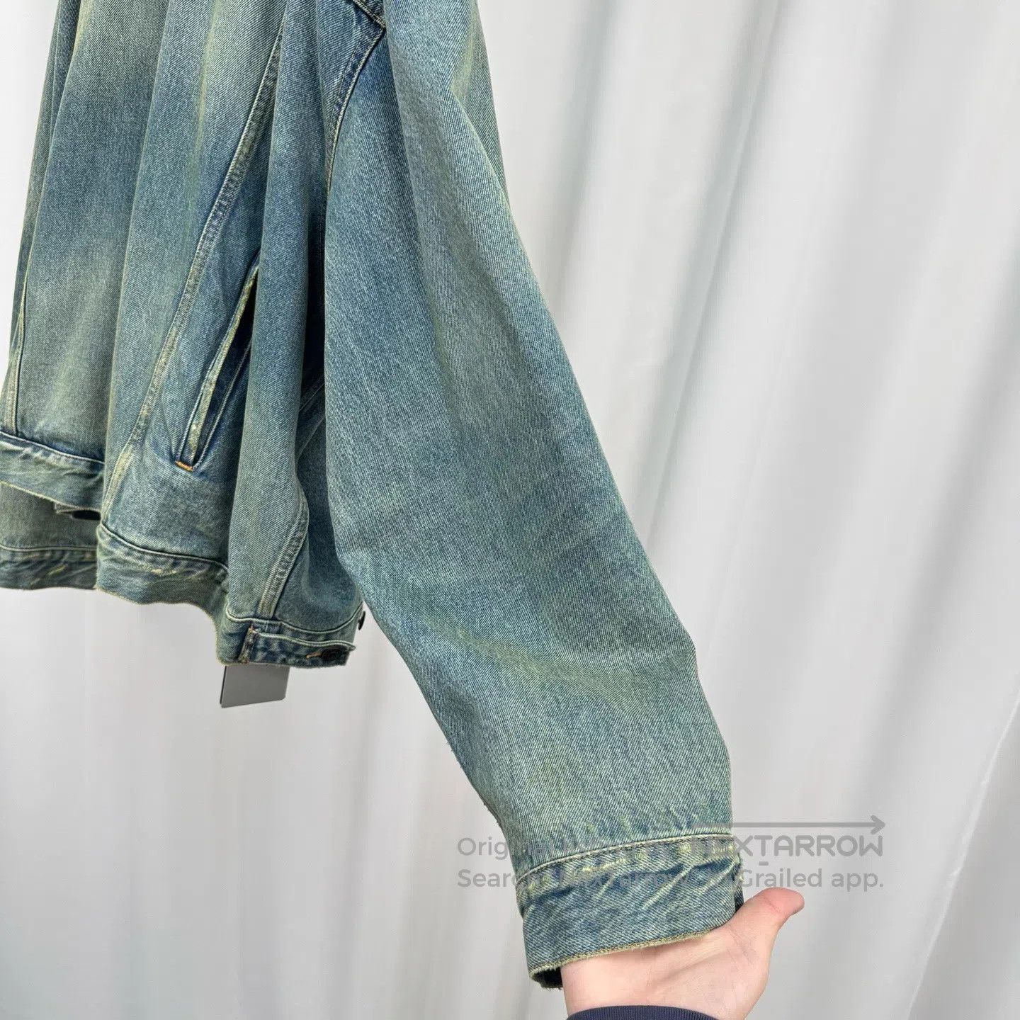 Balenciaga Balenciaga Runway Blizzard Washed Hooded Denim Jacket| Size US L / EU 52-54 / 3 - 4 Thumbnail