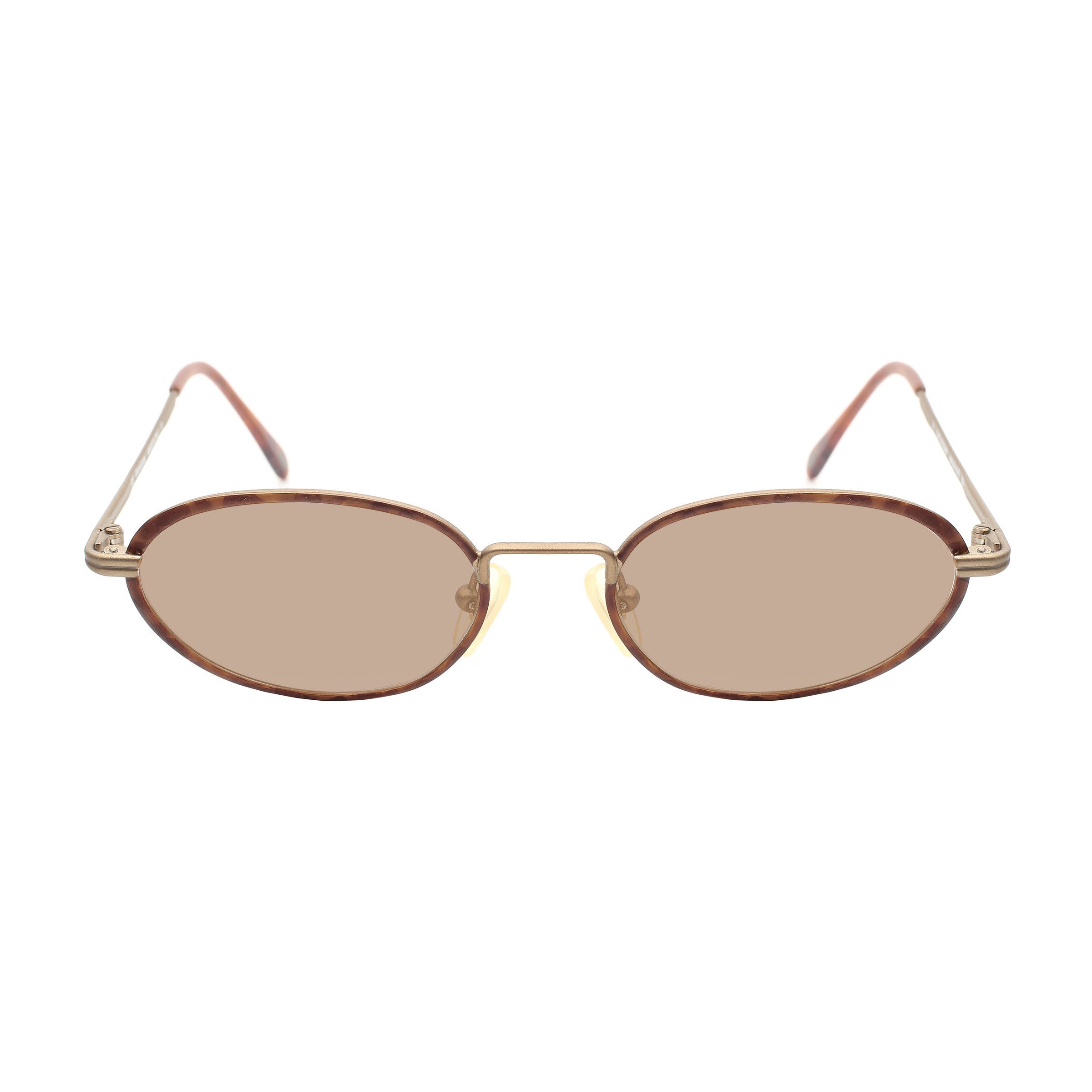 Polo Ralph Lauren Ralph Lauren '90s Gold Dark Havana Oval Sunglasses Size ONE SIZE - 1 Thumbnail