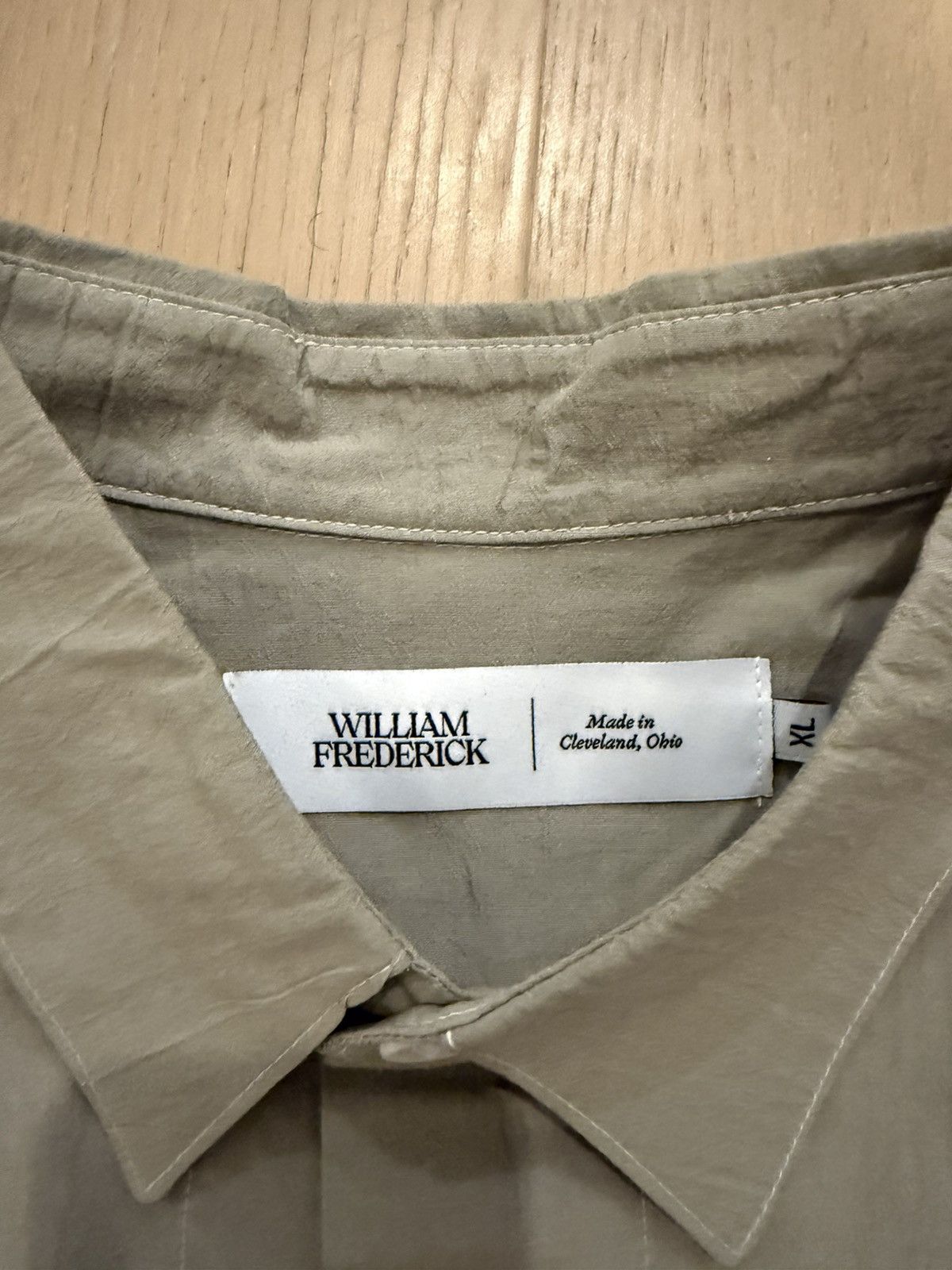 William Frederick William Frederick Double Pocket Sage Shirt Size US XL / EU 56 / 4 - 2 Thumbnail