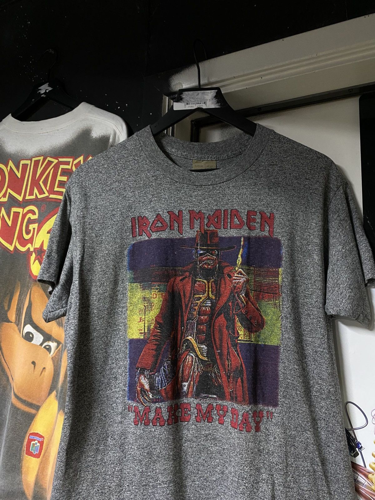 Vintage 1980’s Iron Maiden Band Tee Shirt Medium