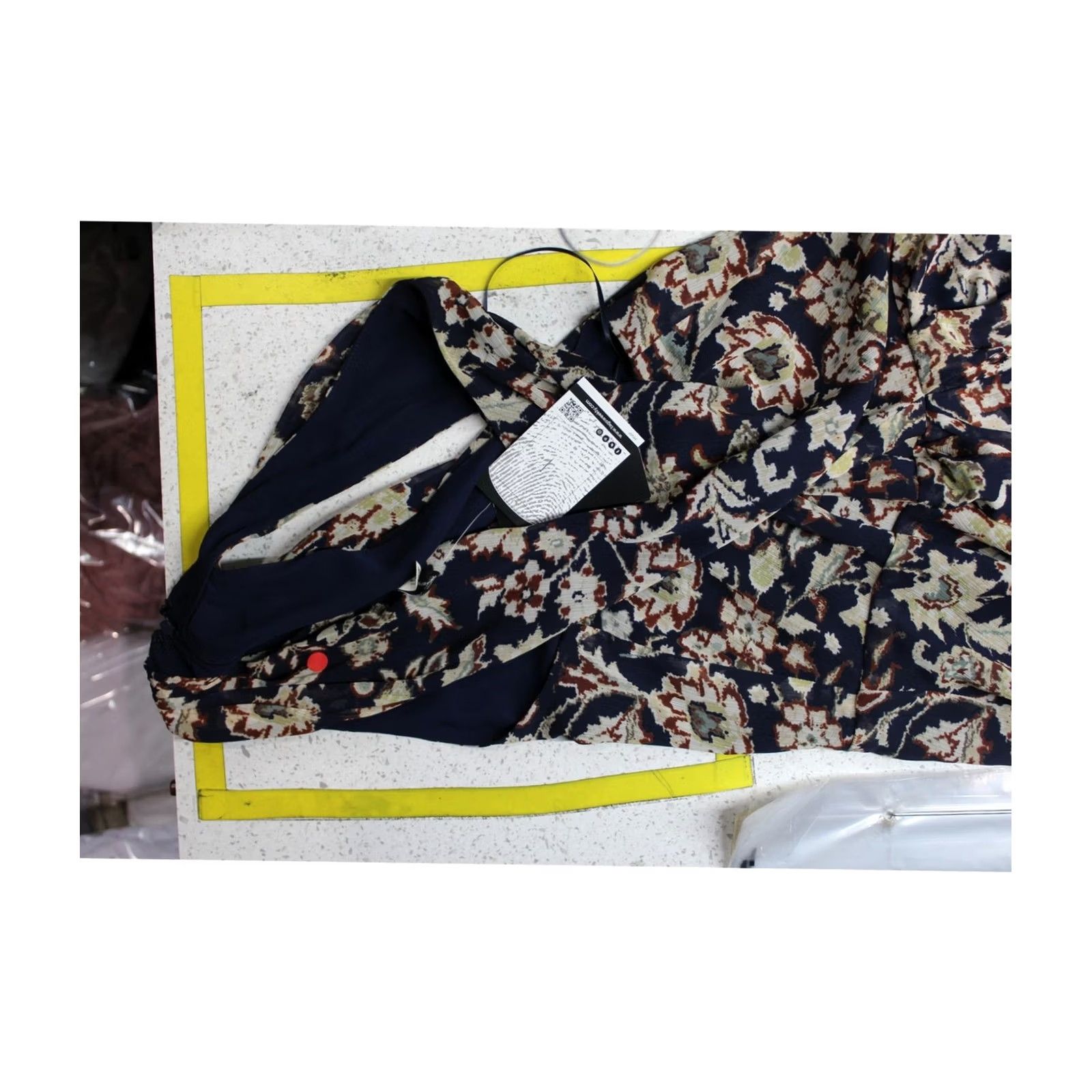 Ralph Lauren Ralph Lauren Womens Floral Evening Maxi Dress, navy, Size 14 Size XL / US 12-14 / IT 48-50 - 3 Thumbnail