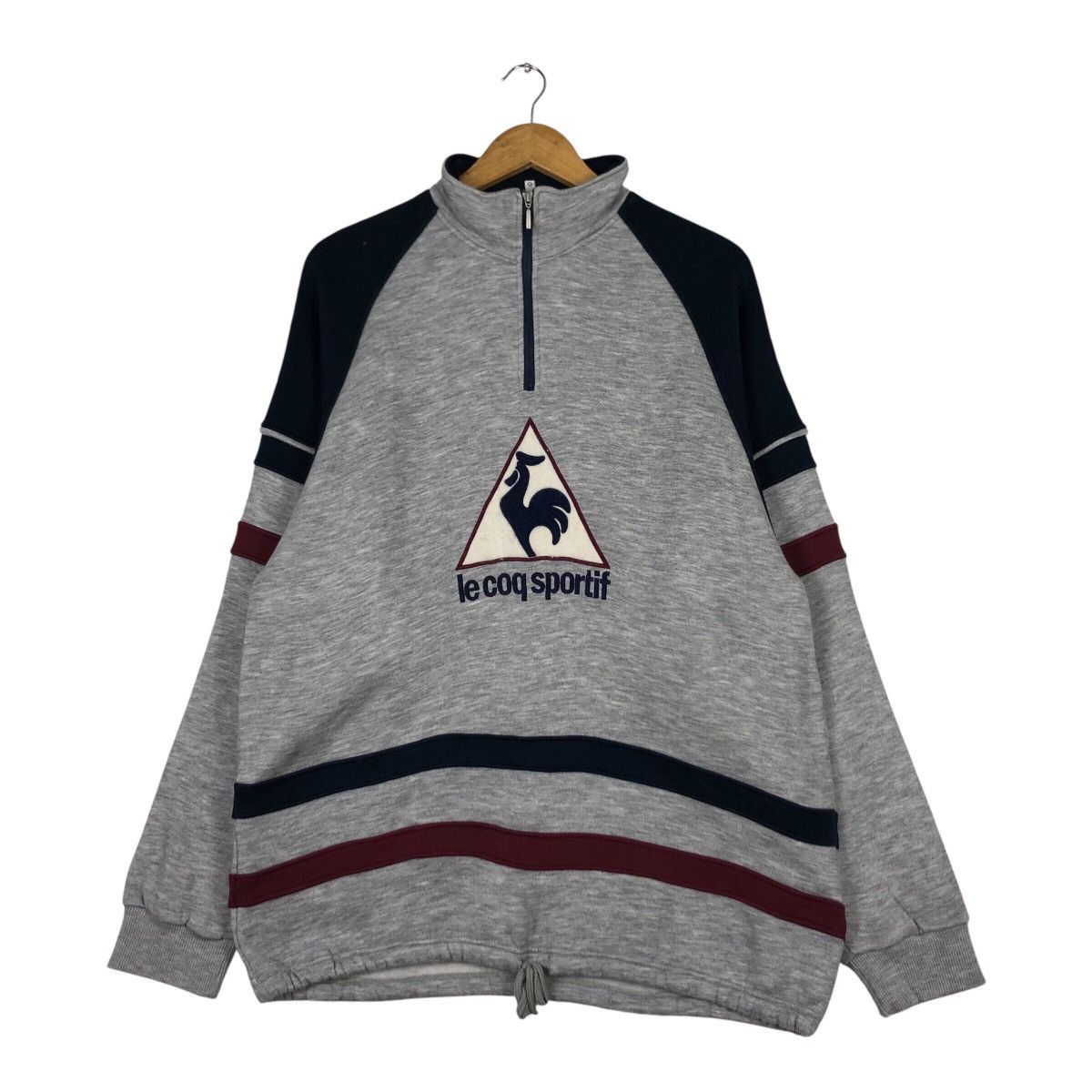 Japanese Brand × Le Coq Sportif × Vintage Vintage Le Coq Sportif Sweatshirt Jumper Rare 90s Medium Size US M / EU 48-50 / 2 - 1 Thumbnail