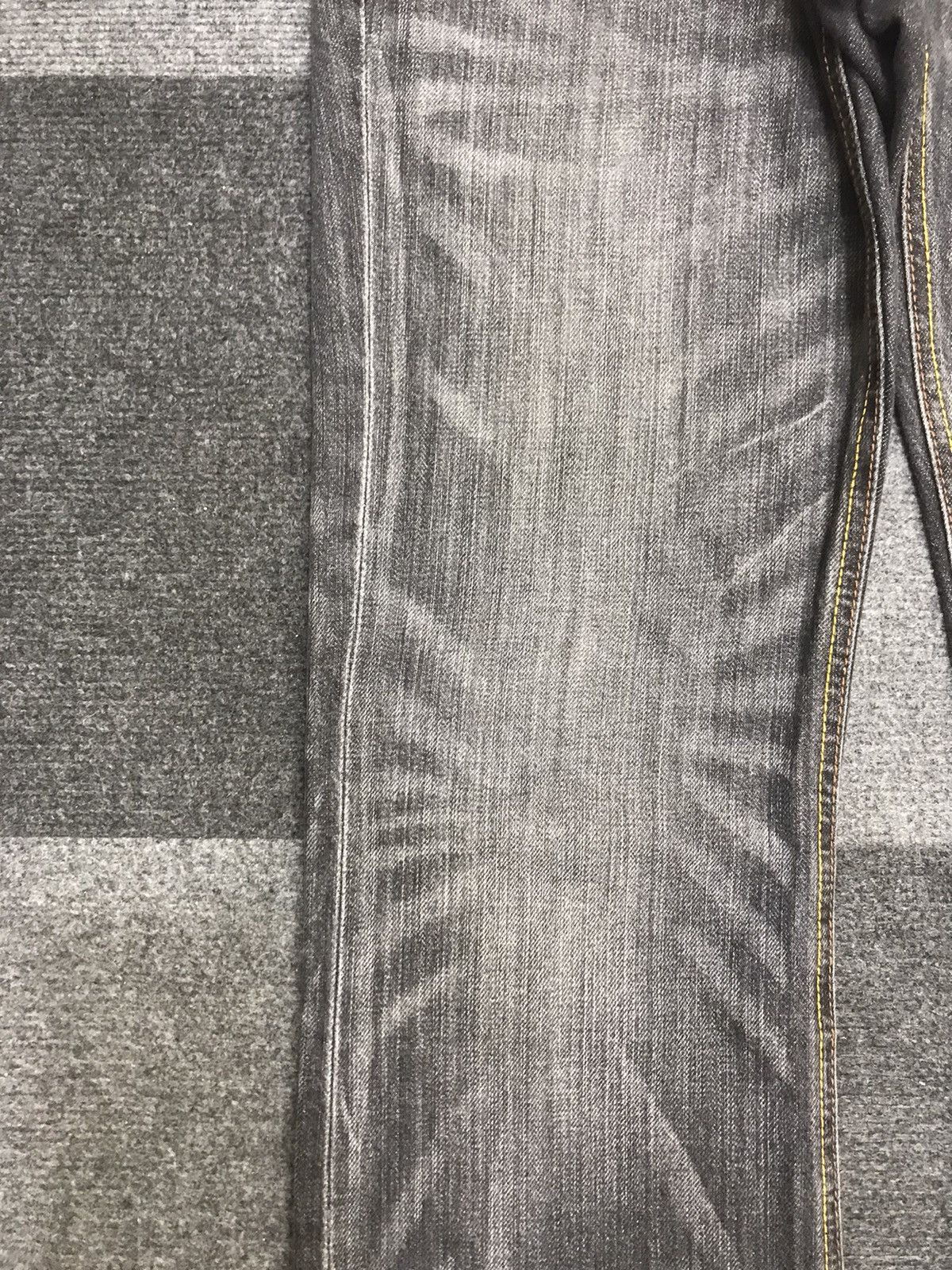 Japanese Brand 💥FLARE💥Archival RushHour Japan Black Stone Wash Denim F168 Size US 32 / EU 48 - 6 Thumbnail