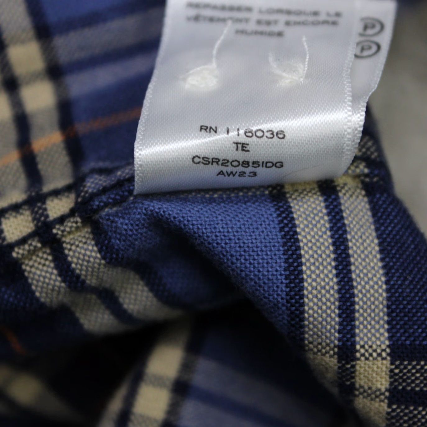 Charles Tyrwhitt Charles Tyrwhitt Shirt Mens Large Blue/Yellow Classic Fit Long Sleeve Flannel Size US L / EU 52-54 / 3 - 7 Thumbnail