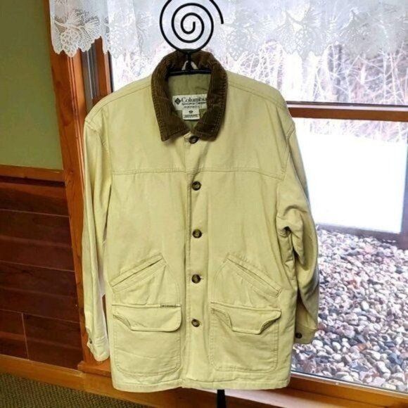 Columbia Columbia Original Field Cream Barn Sz. M Full Button Insulat Size US M / EU 48-50 / 2 - 1 Thumbnail