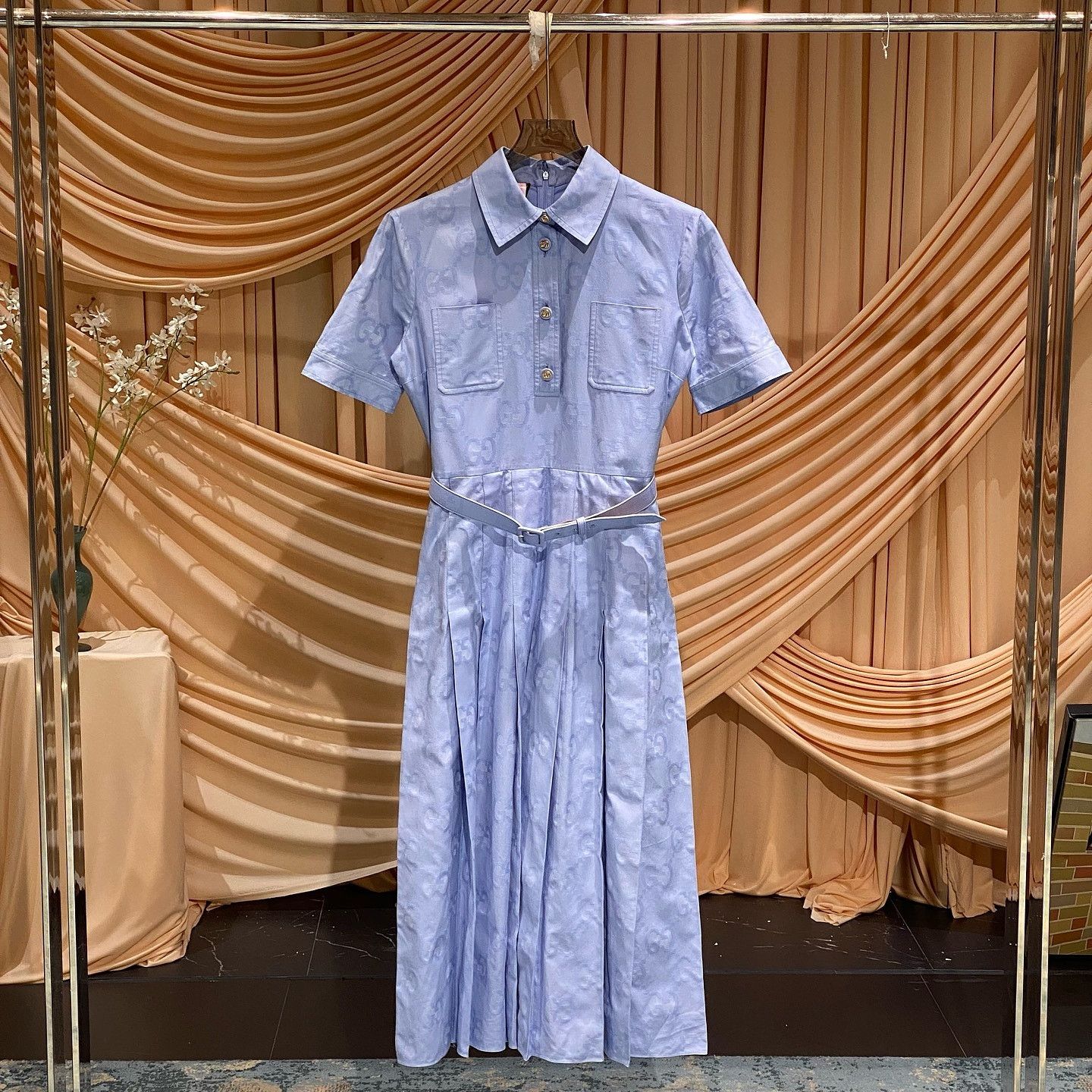 Gucci Gucci GG Jacquard Shirt Dress Size 42 Size M / US 6-8 / IT 42-44 - 1 Thumbnail