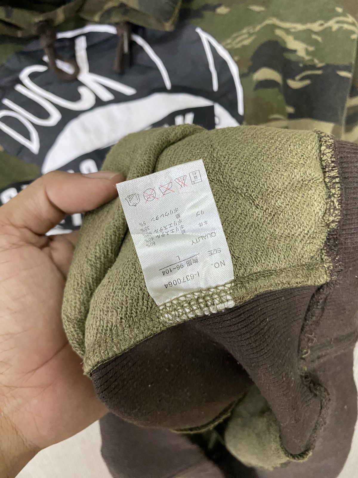 Edition Japan × Japanese Brand Swag duck dude by b one soul hoodie camo very rare Size US L / EU 52-54 / 3 - 6 Thumbnail