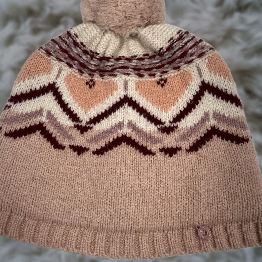 Vintage VINTAGE: No, Kari Traa Beanie Womens Winter Snow Knit Hat Pink One Size Wool Polyamide Blend Knit Logo Winter Beanie Womens Size ONE SIZE - 1 Thumbnail
