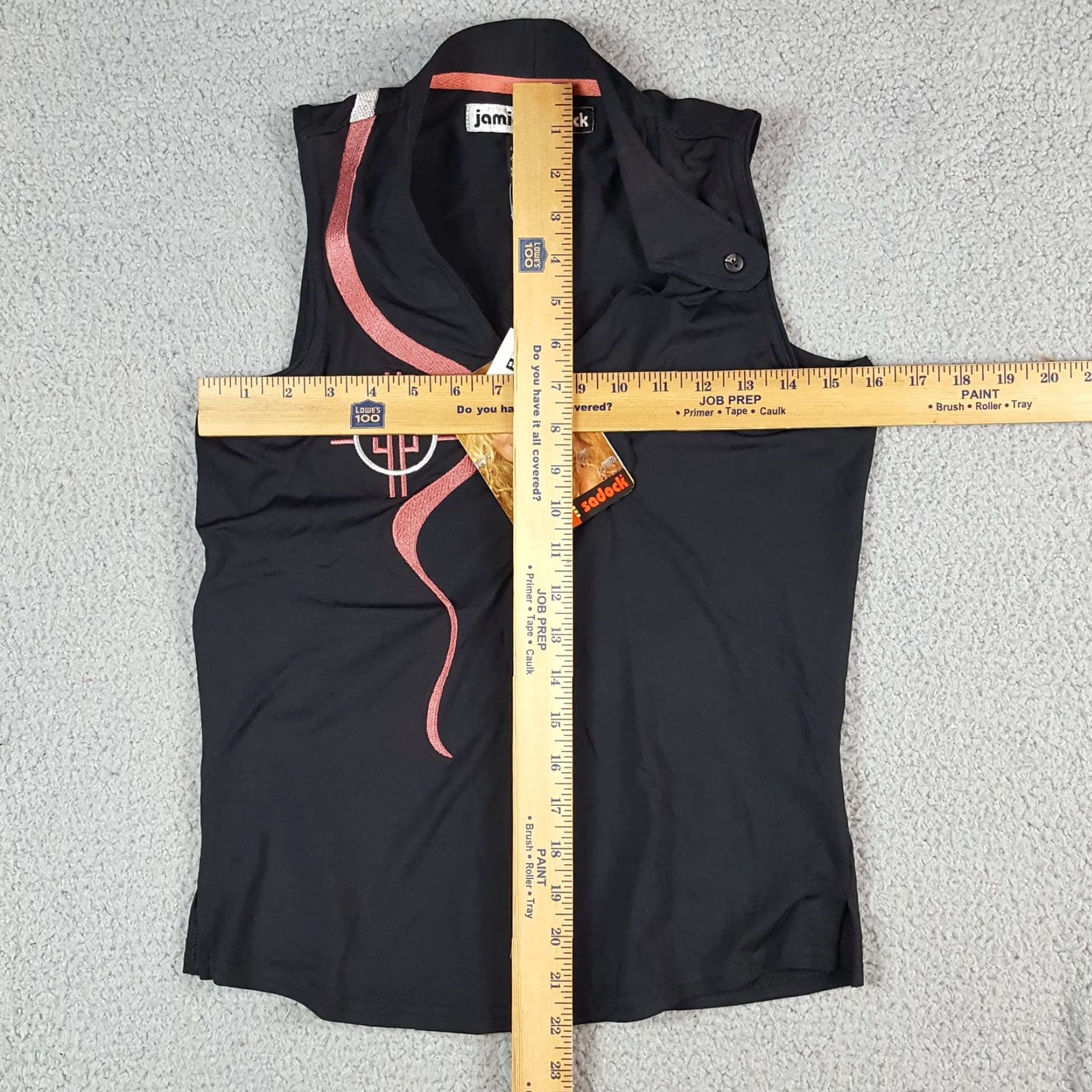 Vintage VINTAGE Jamie Sadock Golf Tank Top Women’s Size S Petite Sleeveless Black Y2K Preppy Art T Shirt (90s, Outdoor, Retro, Sports) Mens Womens Boys Girls Size S / US 4 / IT 40 - 6 Thumbnail