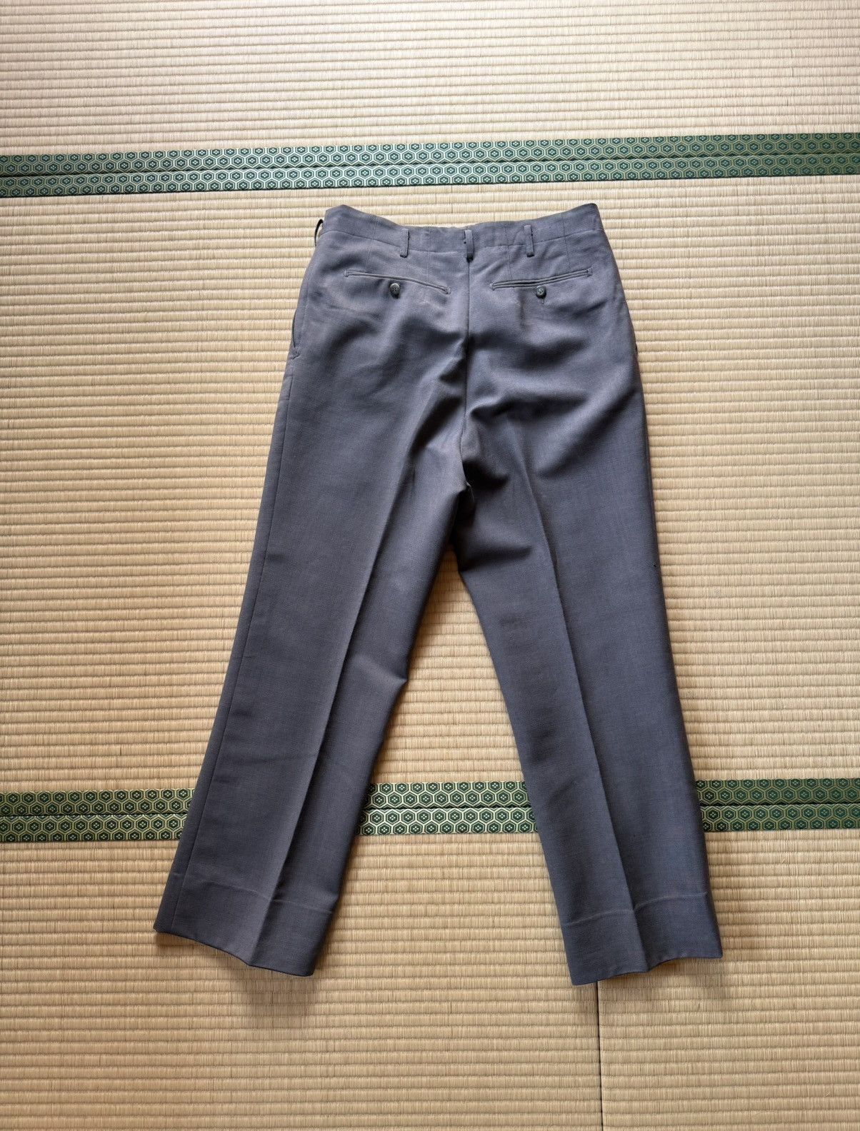 Other Spring&Summer Vintage Japanese Slacks – Luxe Wool & Mohair Size US 32 / EU 48 - 4 Thumbnail