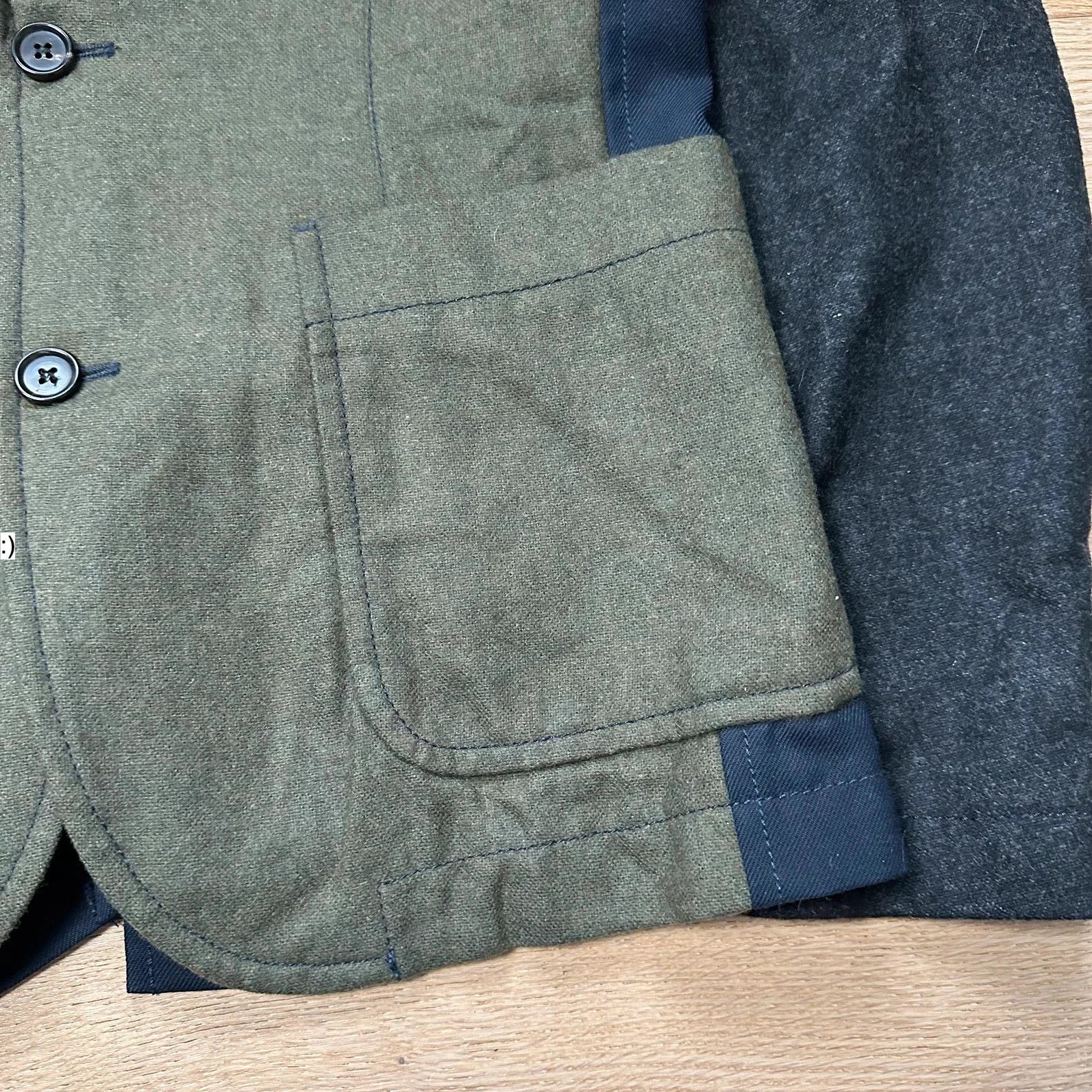 Comme des Garcons SHIRT Jacket Comme des Garcons Shirt Black Olive Size US S / EU 44-46 / 1 - 3 Thumbnail