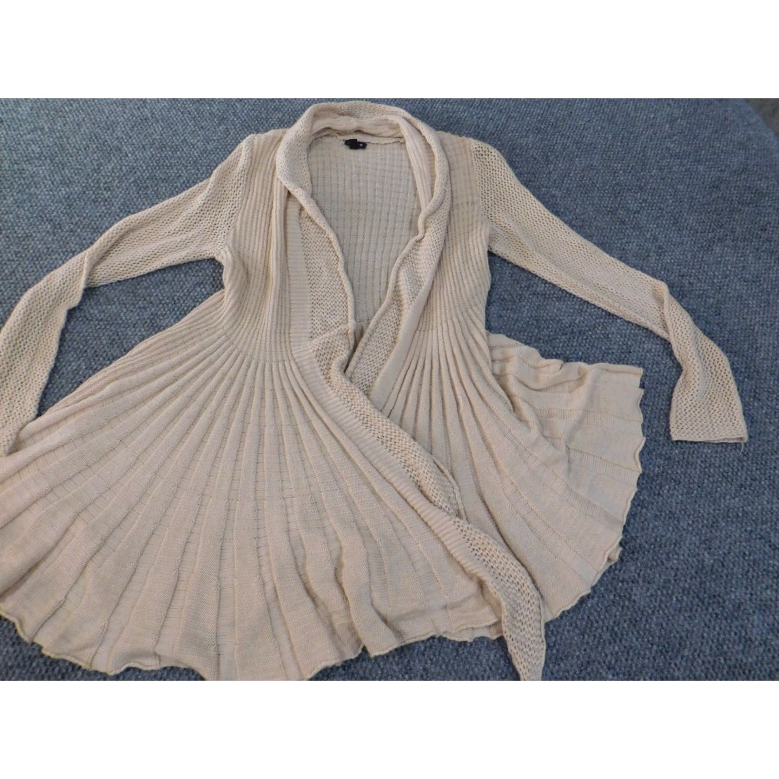 Torrid Torrid Sweater Cardigan Womens 0X Pink Acrylic Cable-Knit Mock Neck Open Raglan Sleeve Winter Plus Size Knit Shirt Category: Sweater Size XL / US 12-14 / IT 48-50 - 2 Thumbnail