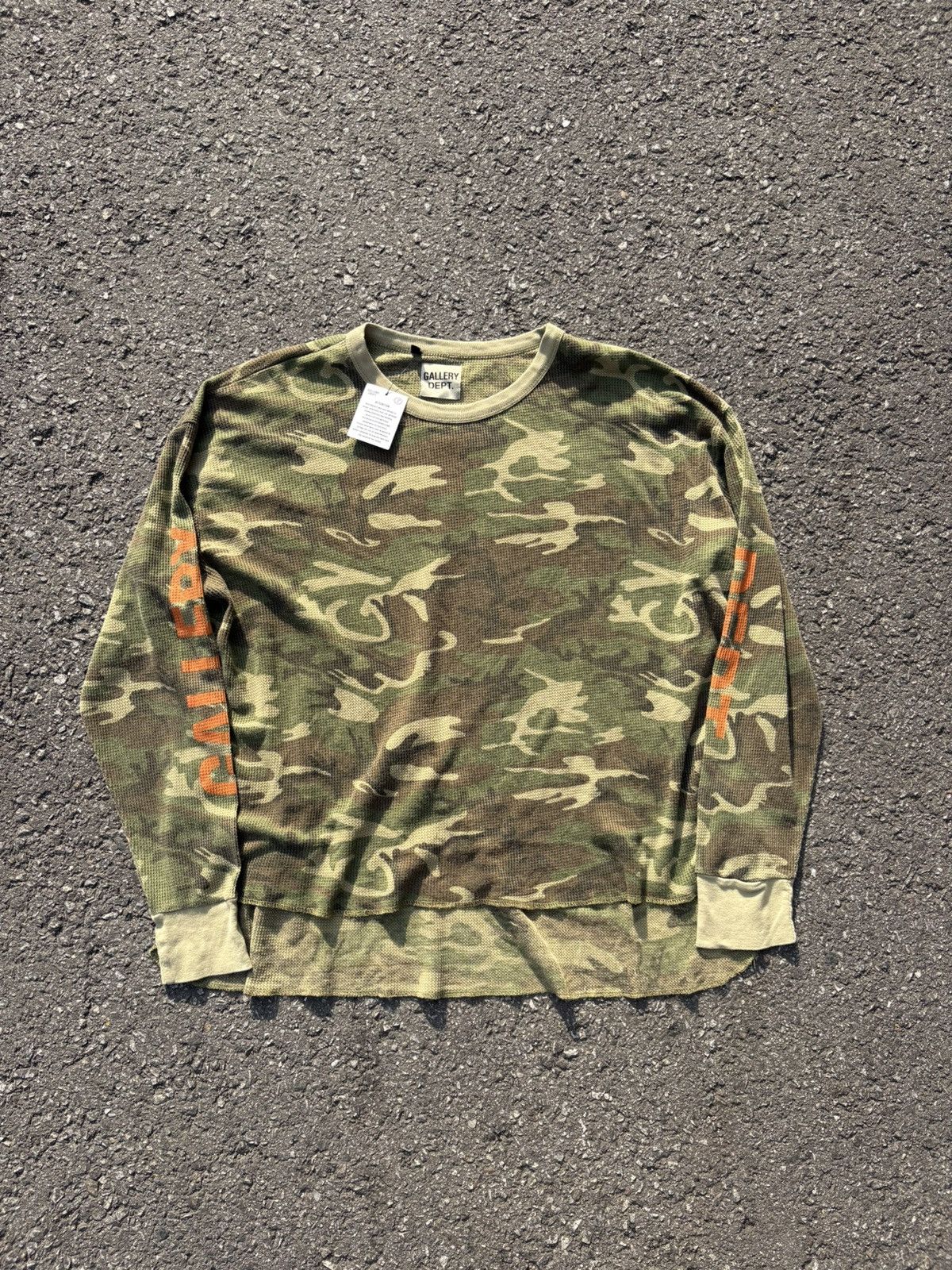 Gallery Dept. Gallery Dept Camo Waffle Thermal Long Sleeve Size US L / EU 52-54 / 3 - 4 Thumbnail