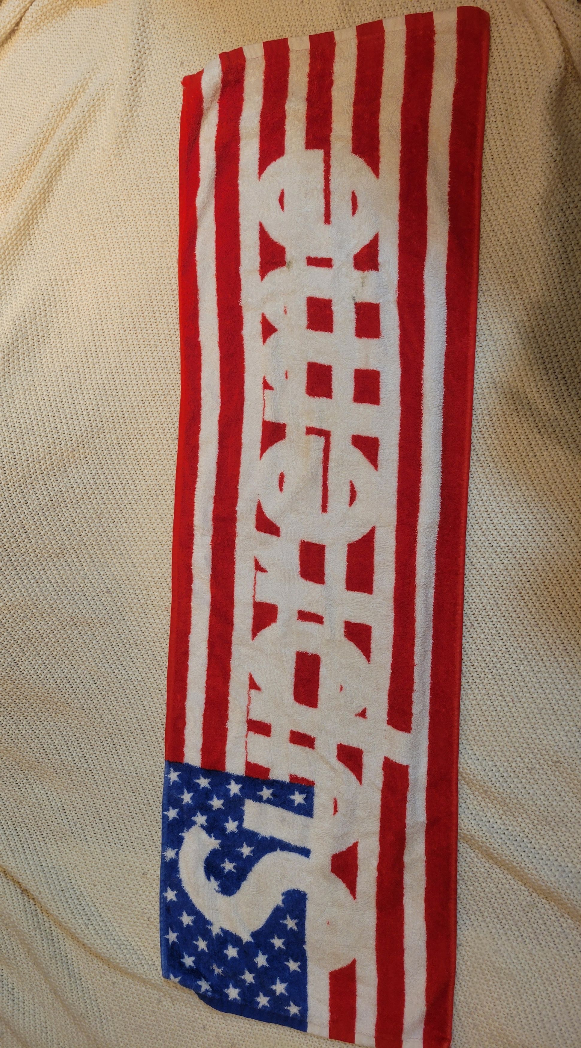 Supreme Supreme American Flag Beach Towel Size ONE SIZE - 2 Thumbnail