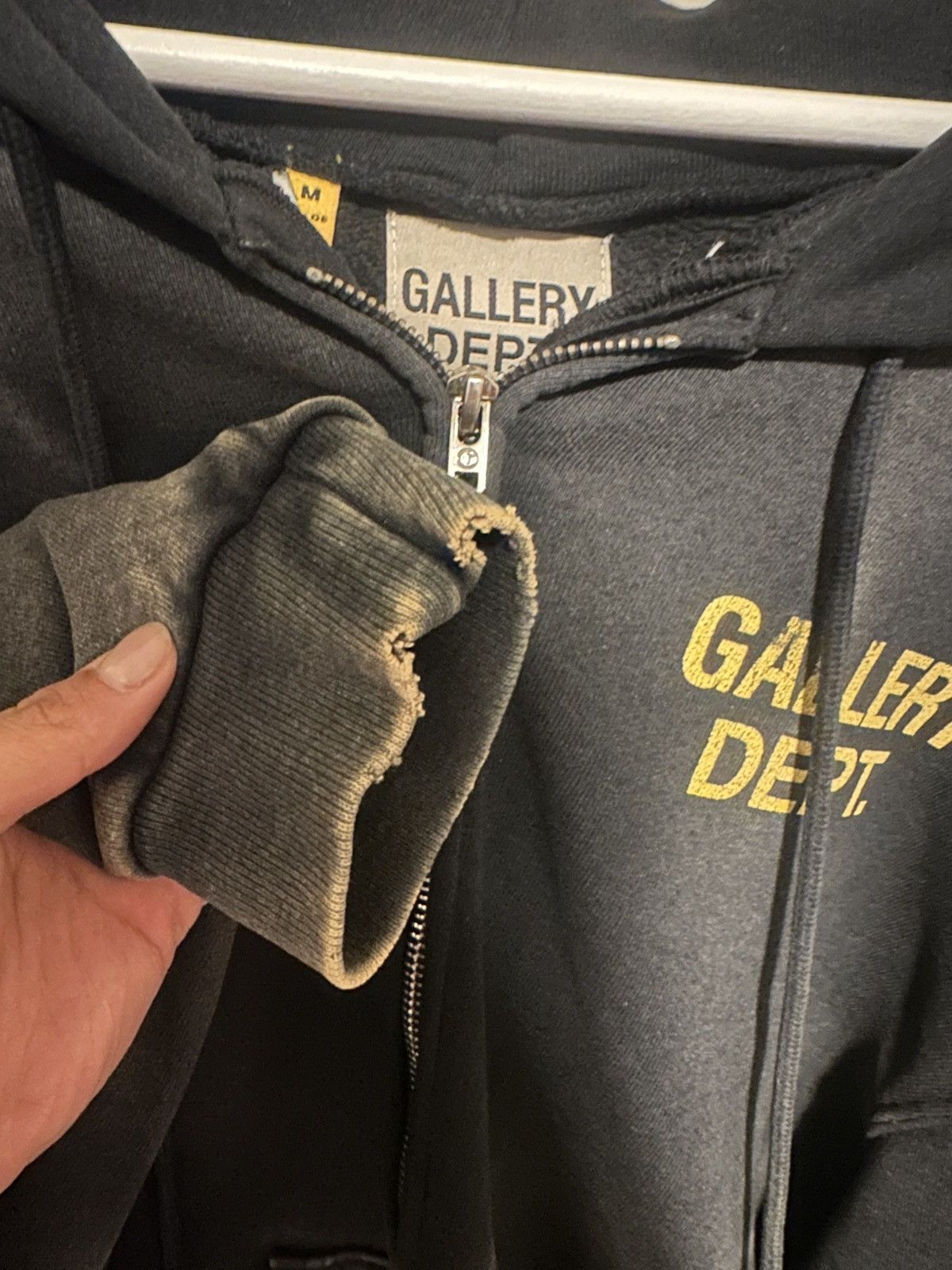 Gallery Dept. Gallery Dept. Sunfaded Zip Up Hoodie Size US M / EU 48-50 / 2 - 4 Thumbnail